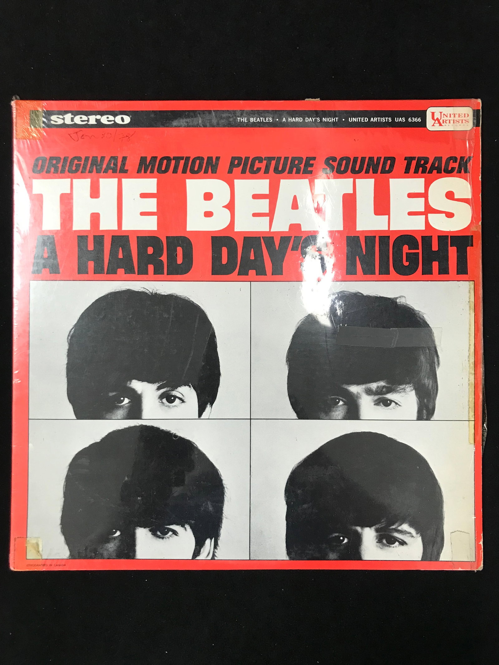 THE BEATLES A HARD DAY'S NIGHT RECORD ALBUM: Prices are in Canadian dollars