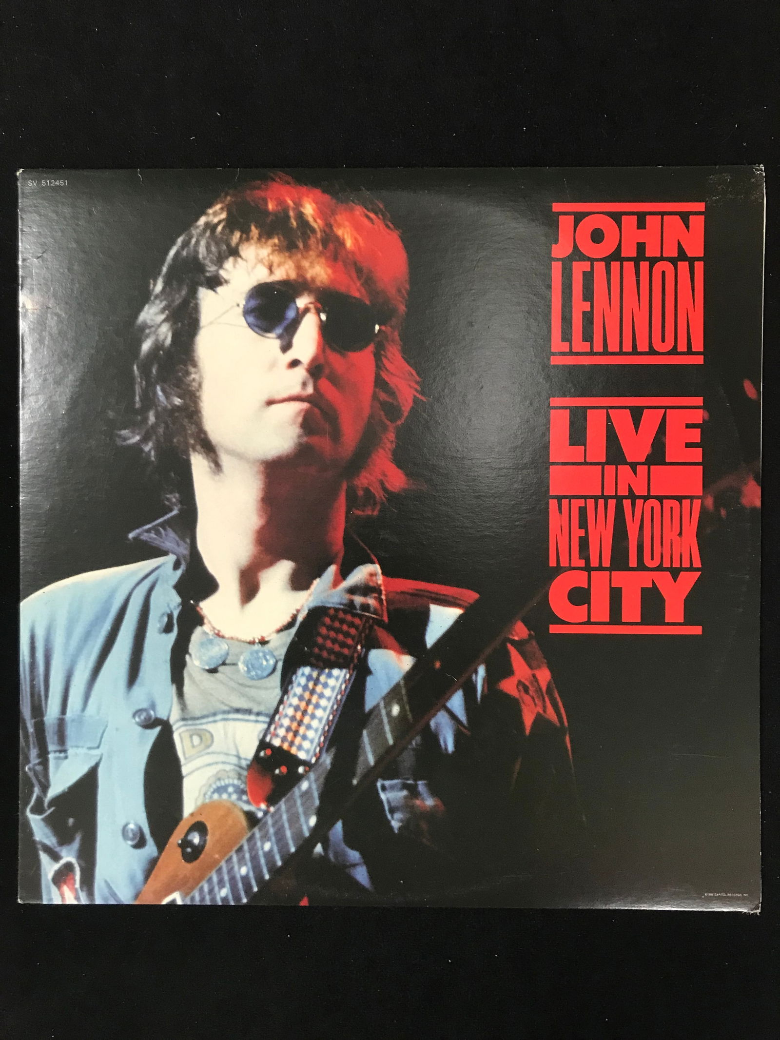 JOHN LENNON LIVE IN NEW YORK CITY RECORD ALBUM (1 of 1)