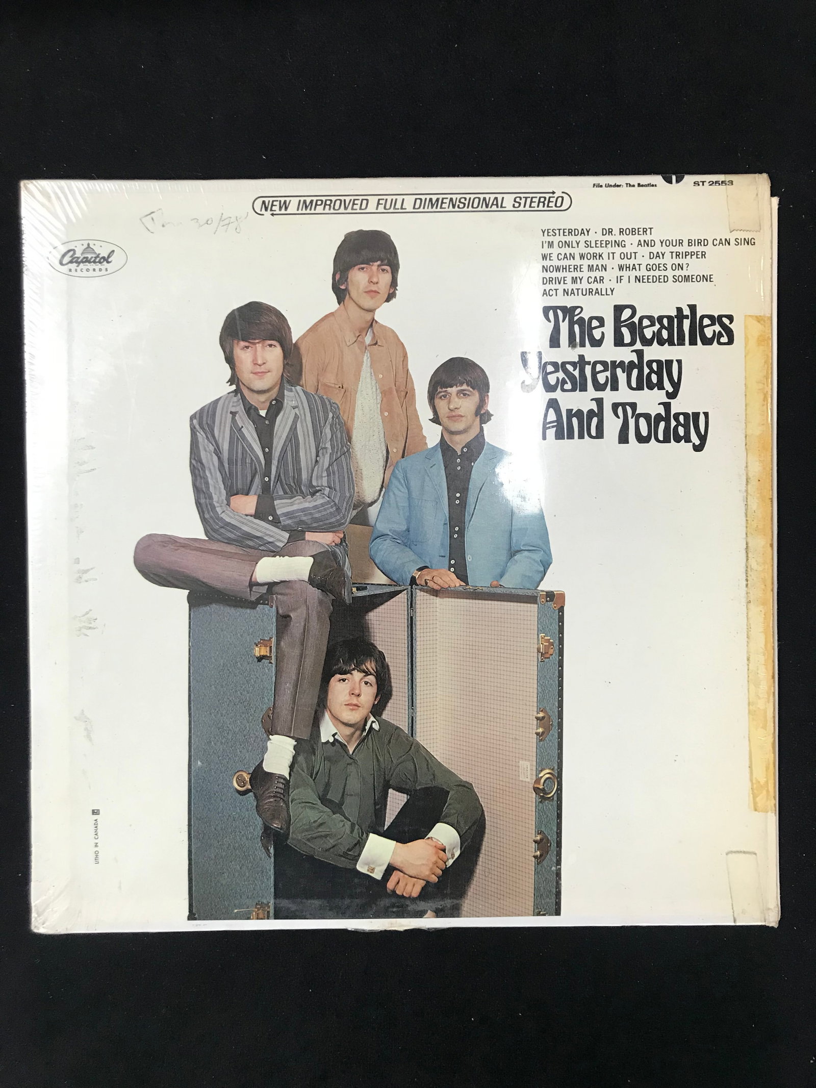 THE BEATLES YESTERDAY AND TODAY RECORD ALBUM: Prices are in Canadian dollars