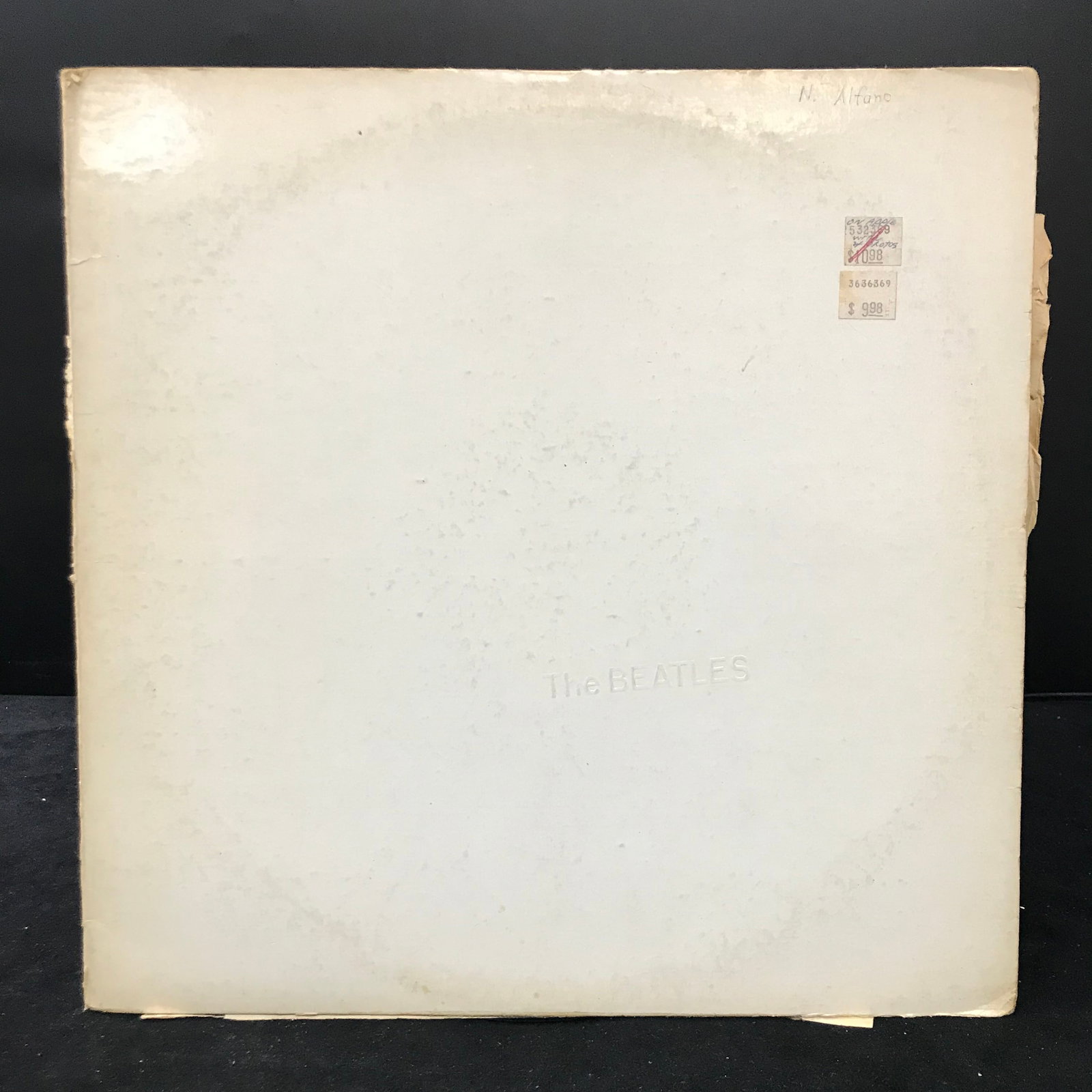 THE BEATLES WHITE ALBUM VINYL RECORD: Prices are in Canadian dollars