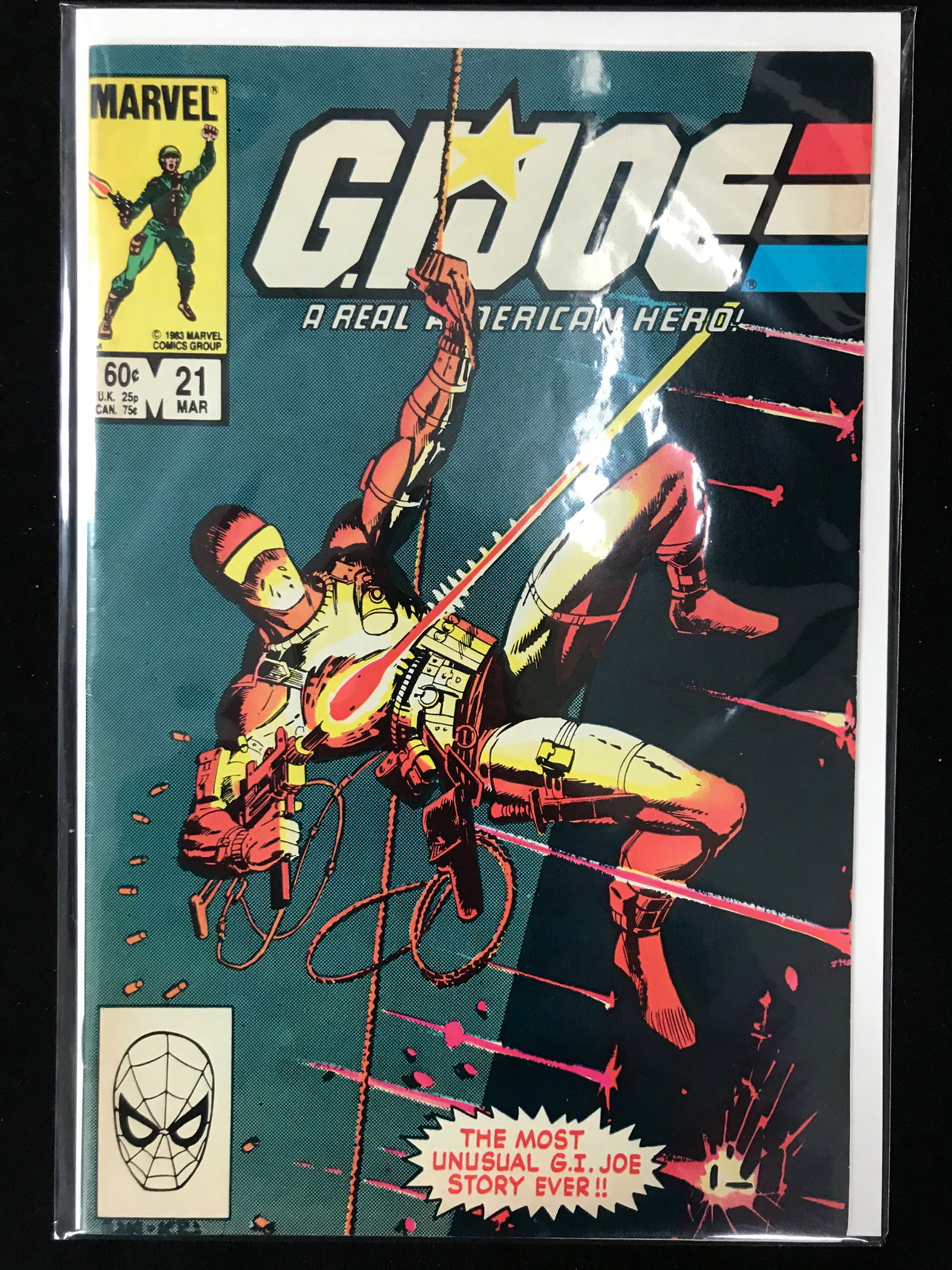 G.I. JOE A REAL AMERICAN HERO #21   (MARVEL COMICS) (1 of 1)