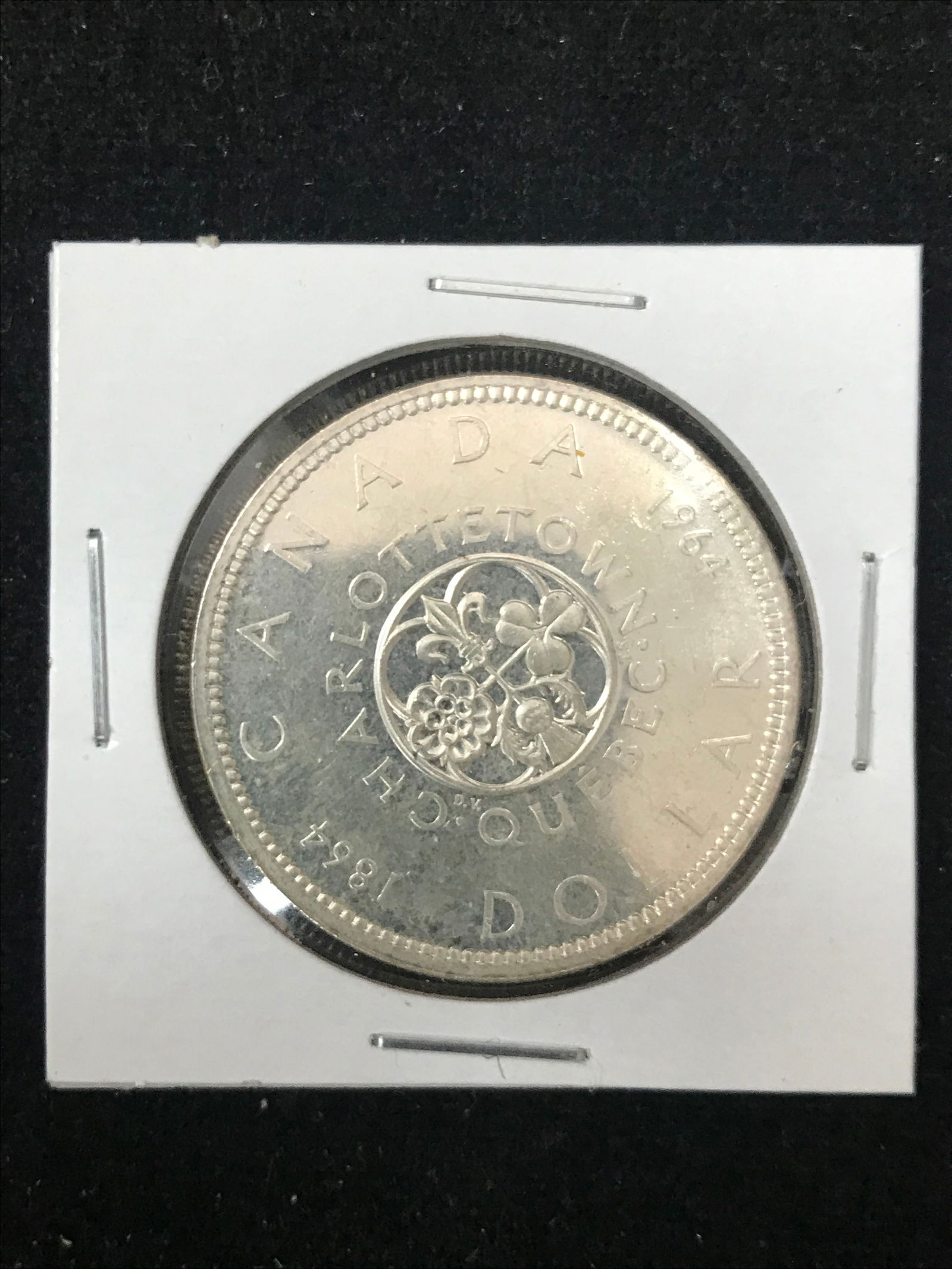1964 CANADIAN  SILVER DOLLAR UNCIRCULATED .800 SILVER (1 of 2)