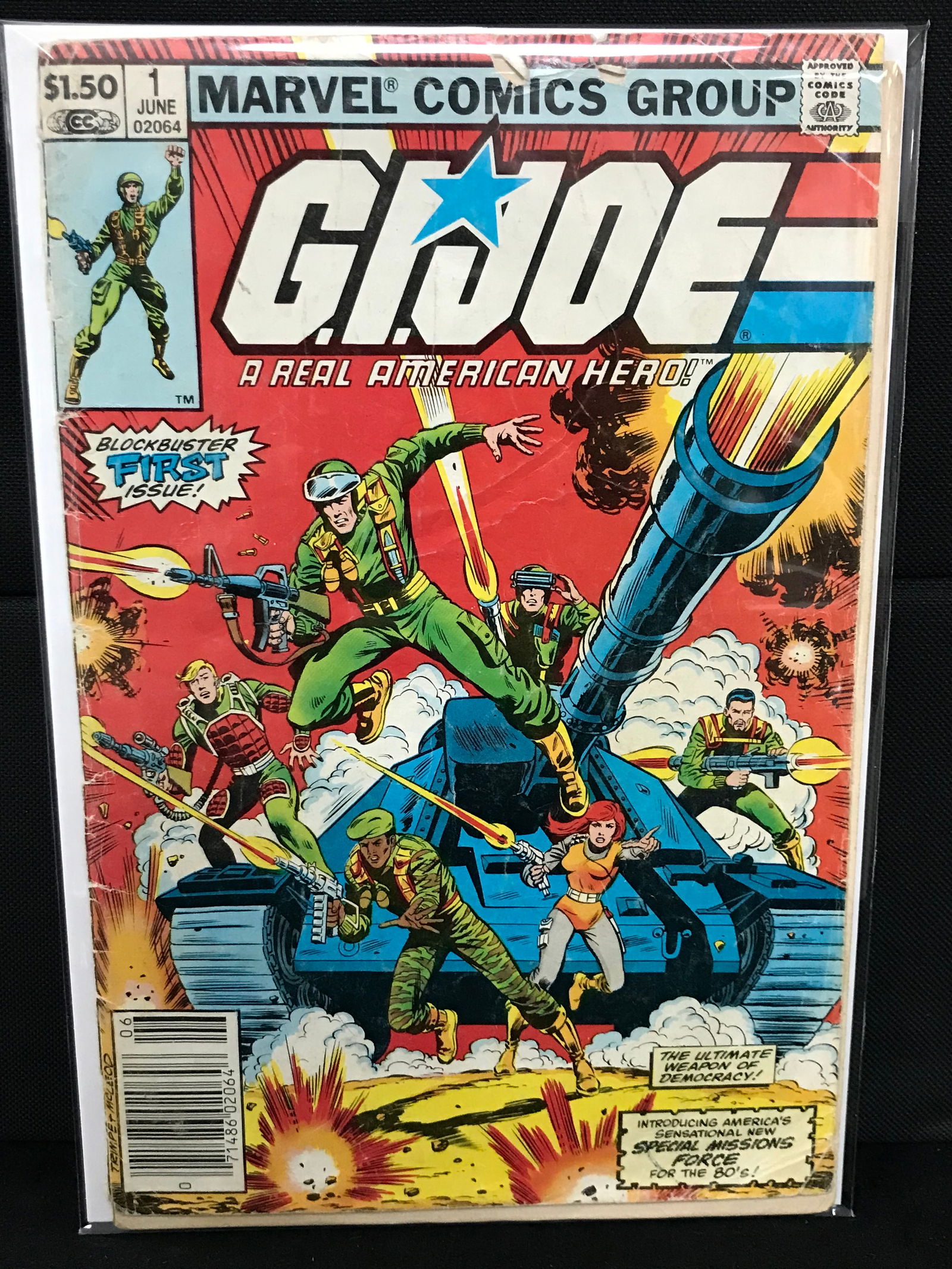MARVEL COMICS NO.1 G.I. JOE (1 of 1)