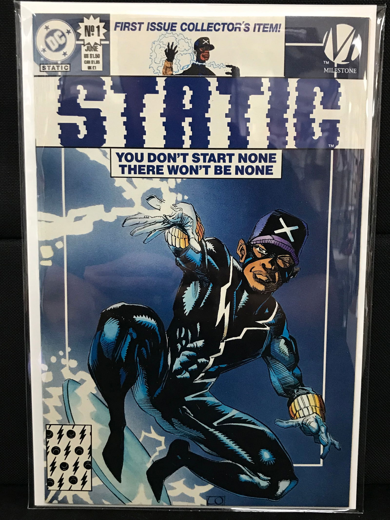 DC COMICS NO.1 STATIC (1 of 1)