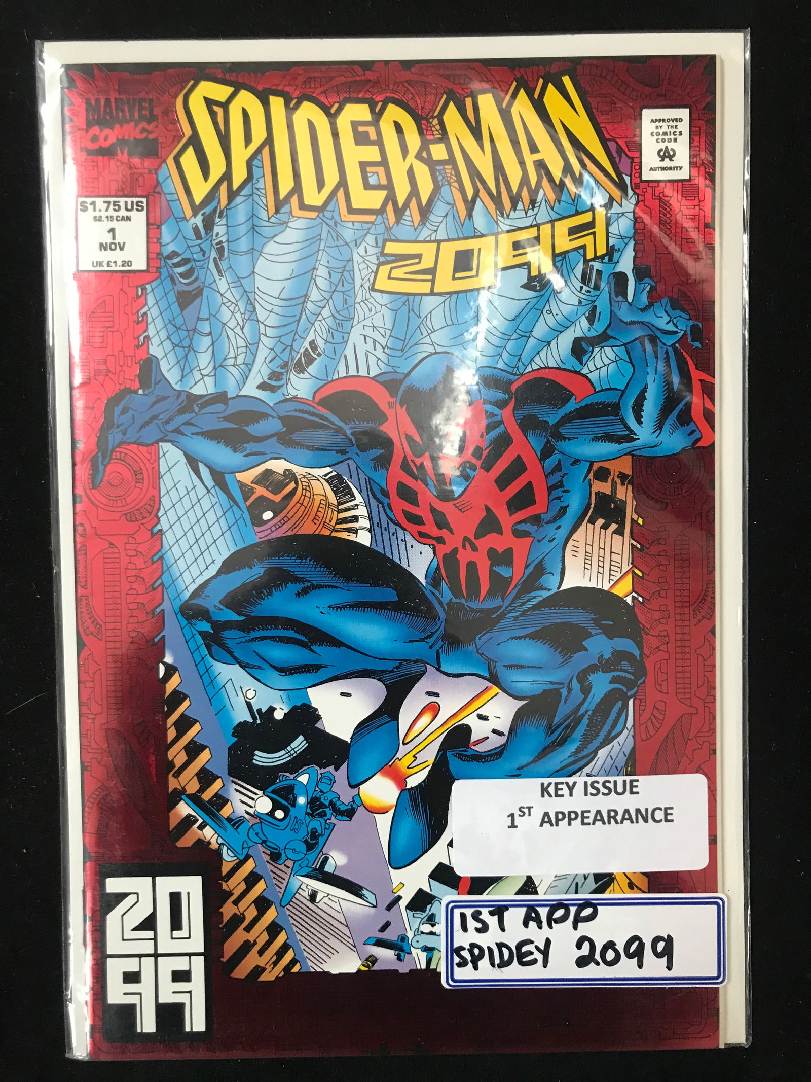 MARVEL COMICS NO.1 SPIDERMAN 2099 (1ST APP SPIDEY 2099) (1 of 1)