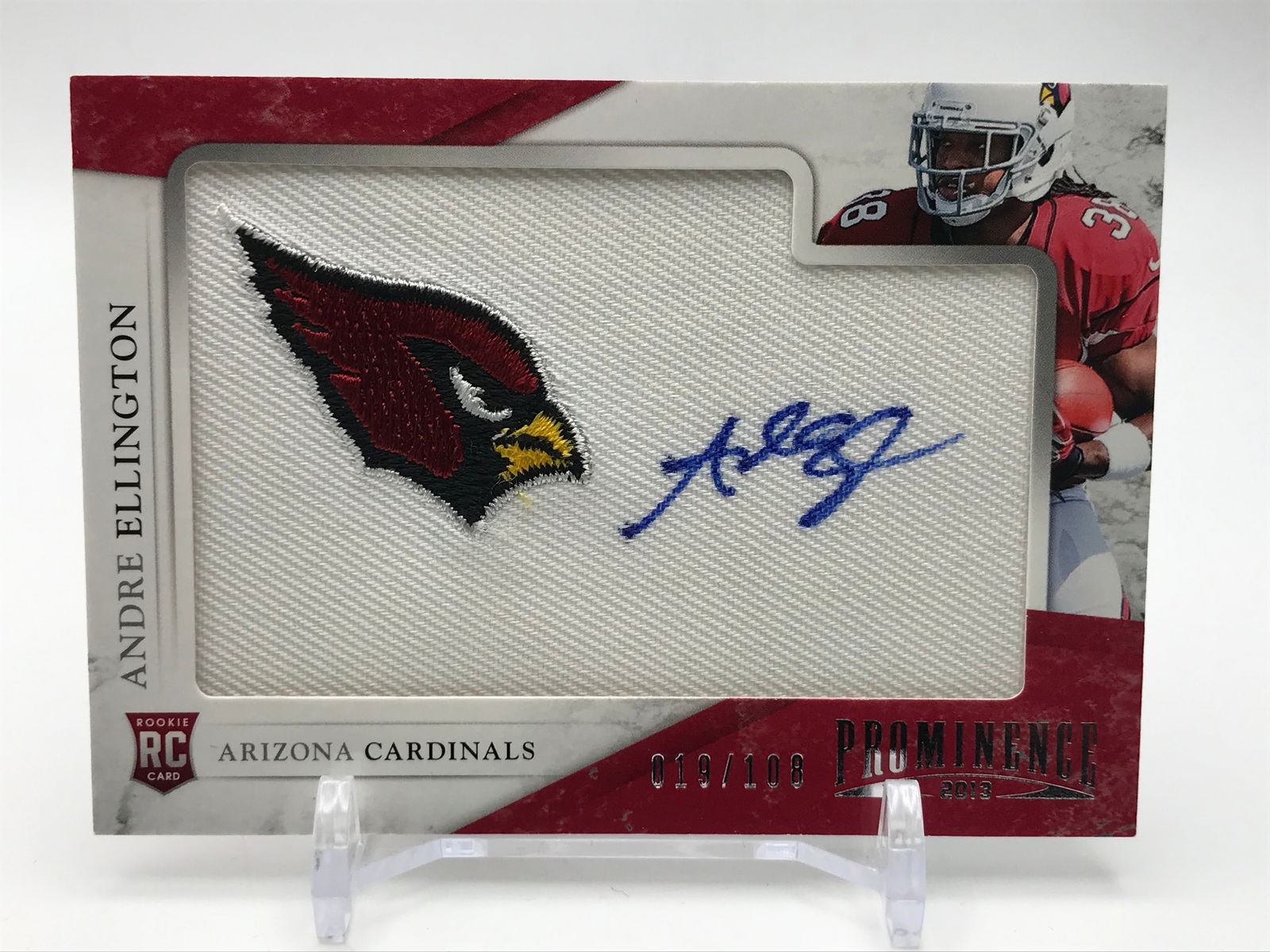 2031 PANINI PRIMINENCE NO.107 ANDRE ELLINGTON PATCH AUTO 019/108 (1 of 2)