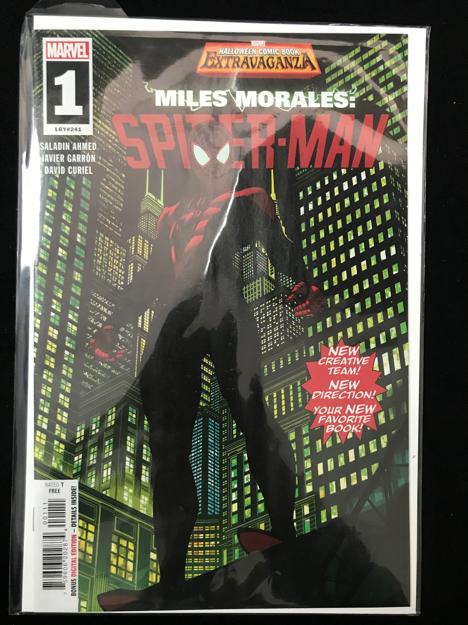 MARVEL COMICS NO.1 MILES MORALES SPIDERMAN (HALLOWEEN COMIC BOOK EXTRAVAGANZA) (1 of 1)