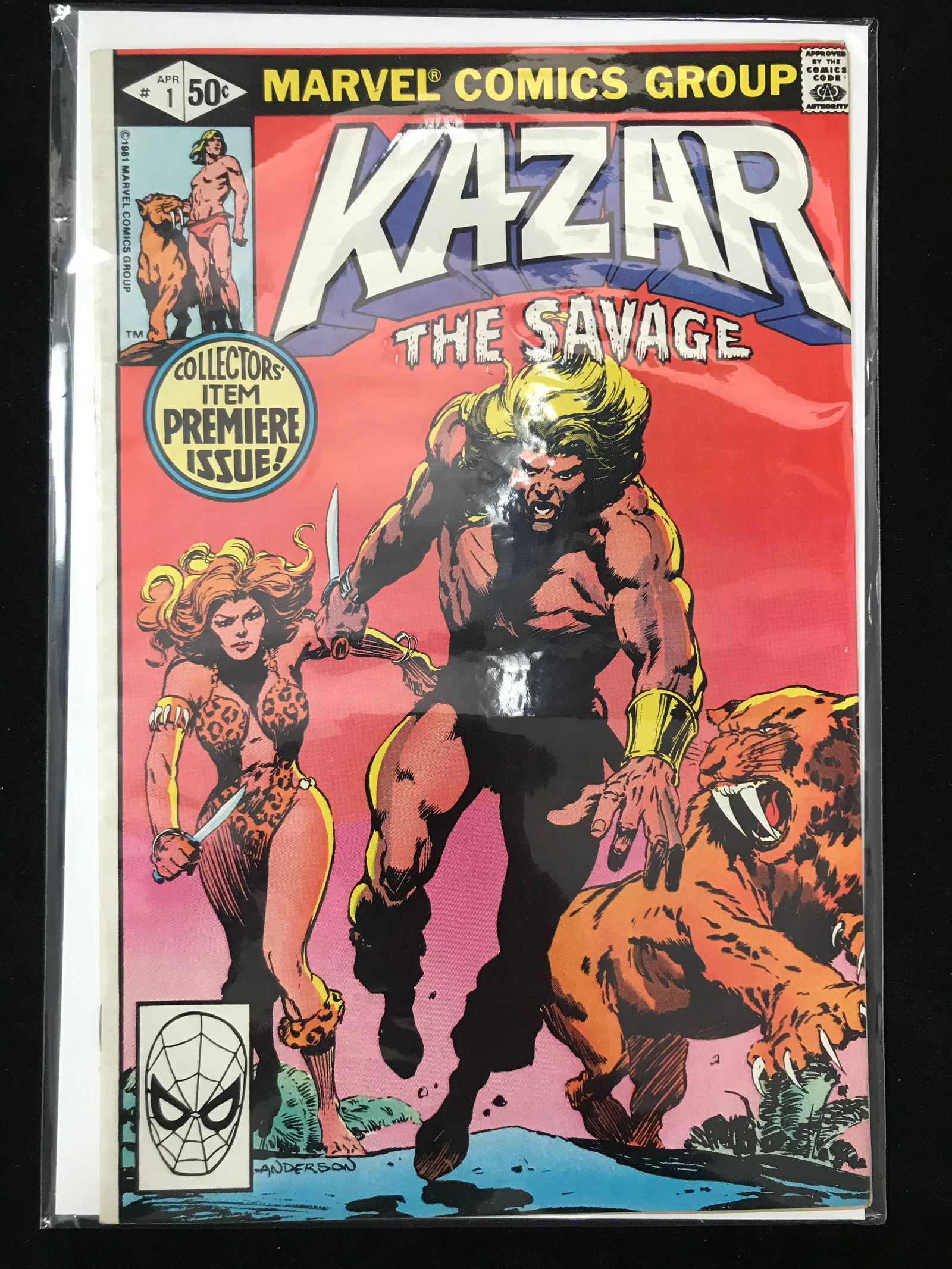 MARVEL COMICS NO.1 KAZAR THE SAVAGE (1 of 1)