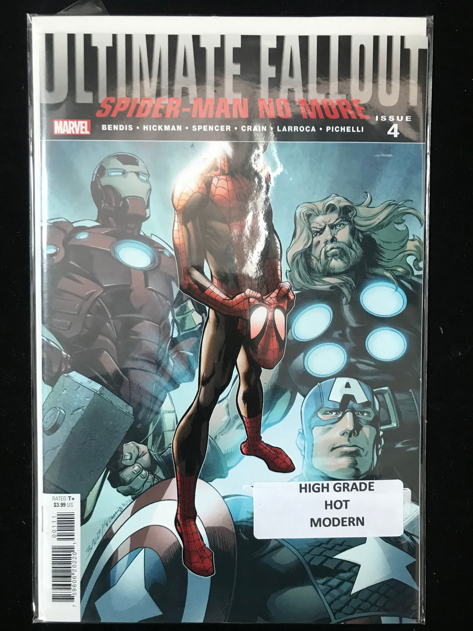 MARVEL COMICS NO.4 SPIDER MAN NO MORE ULTIMATE FALLOUT (HOT MODERN) (1 of 1)