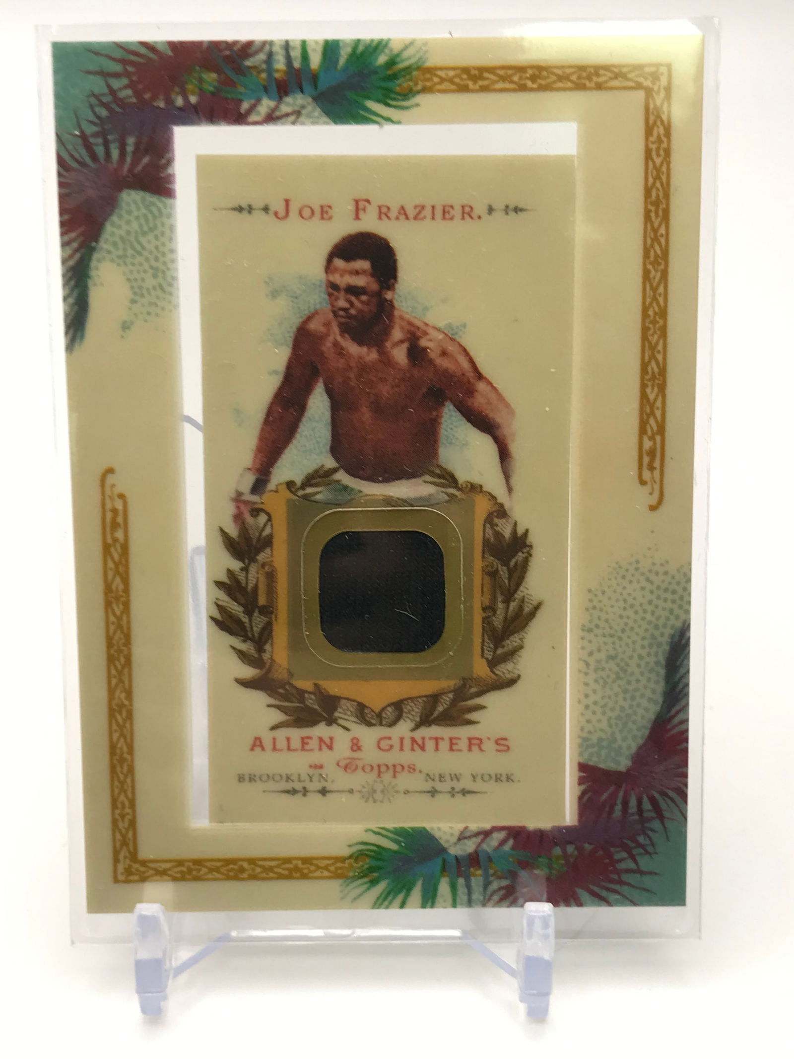 2007 ALLEN AND GINTER'S TOPPS NO.AGR-SFJ JOE FRAZIER PATCH (1 of 2)
