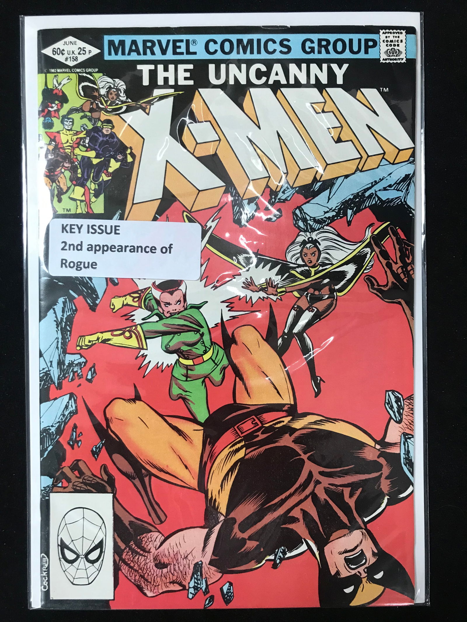 MARVEL COMICS NO.158 THE UNCANNY X-MEN (2ND APP OF ROGUE) (1 of 1)