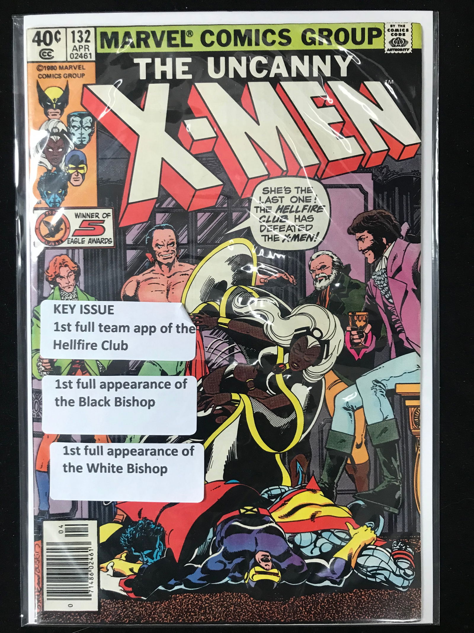MARVEL COMICS NO.132 THE UNCANNY X-MEN (FIRST APP OF WHITE BISHOP AND WHITE BISHOP) (1 of 1)