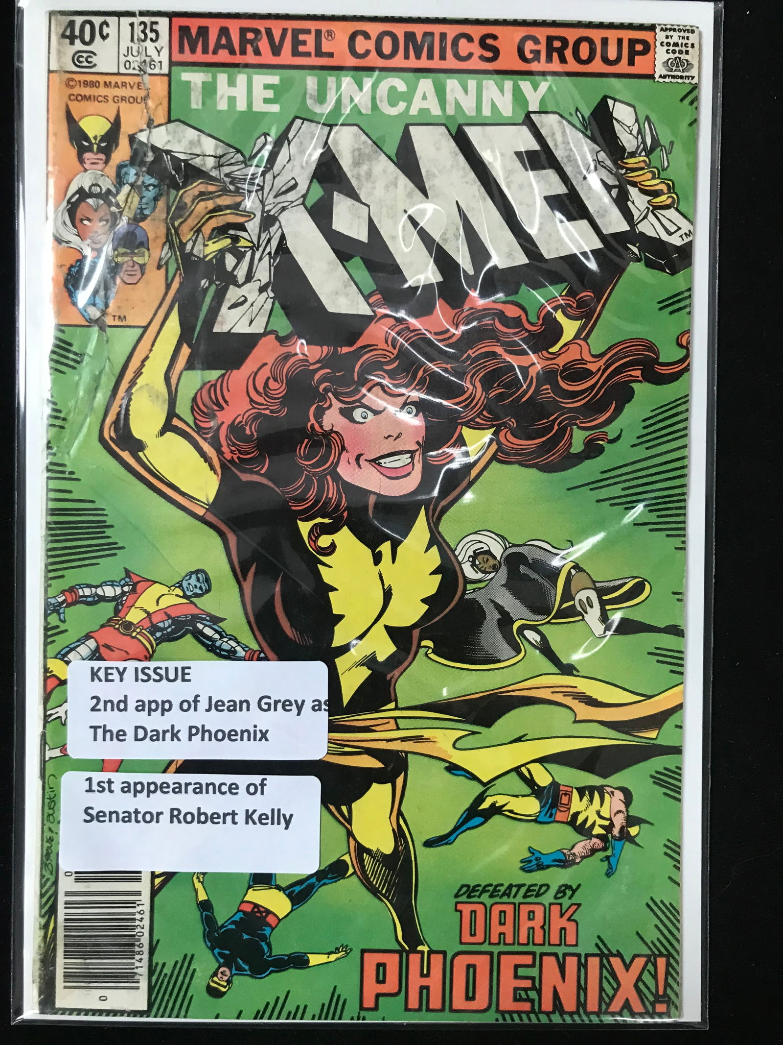 MARVEL COMICS NO.135 THE UNCANNY X-MEN (1ST APP OF SENATOR ROBERT KELLY) (1 of 1)