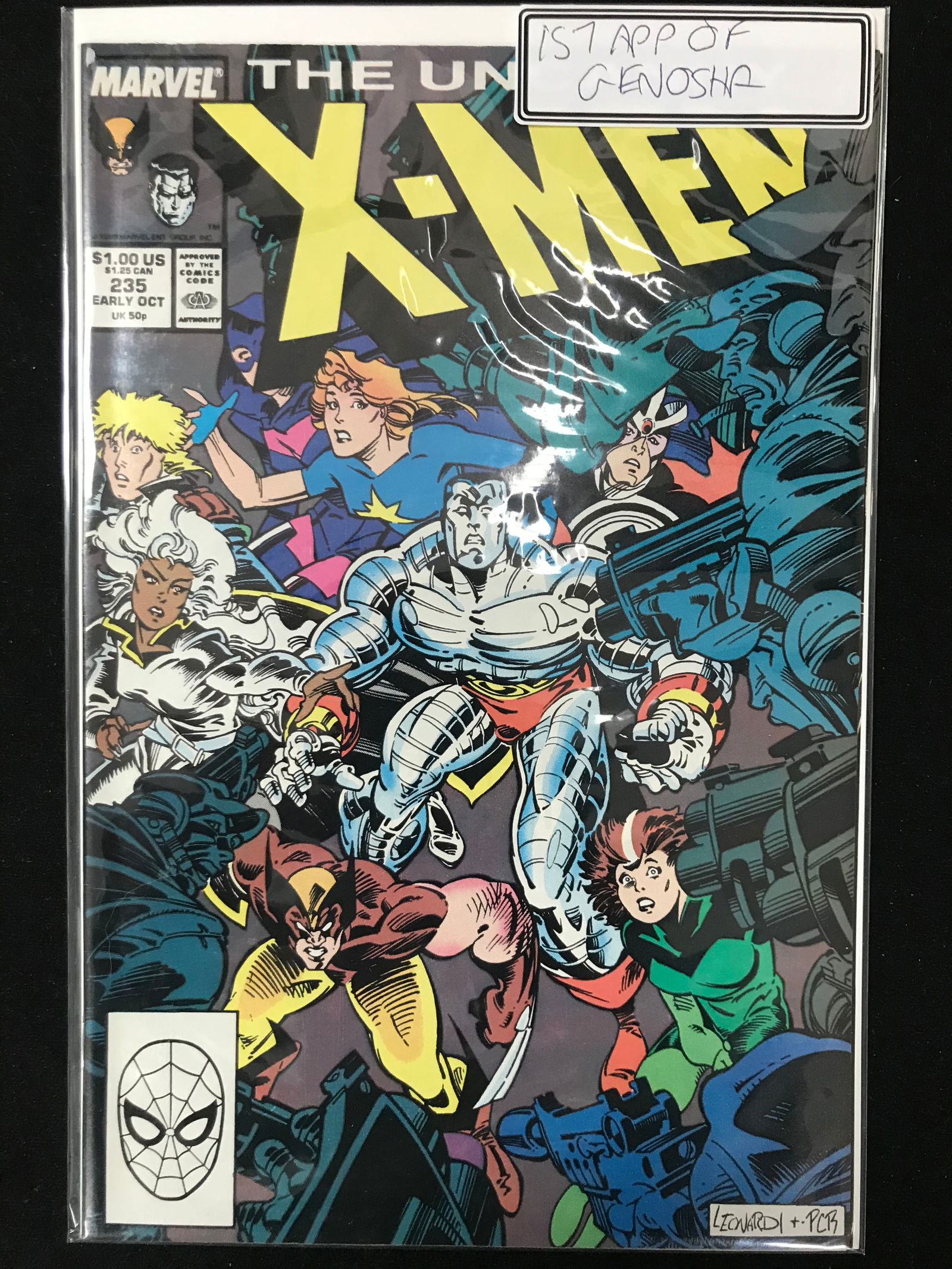 MARVEL COMICS NO.235 THE UNCANNY X-MEN (1ST APP OF GENOSHA) (1 of 1)