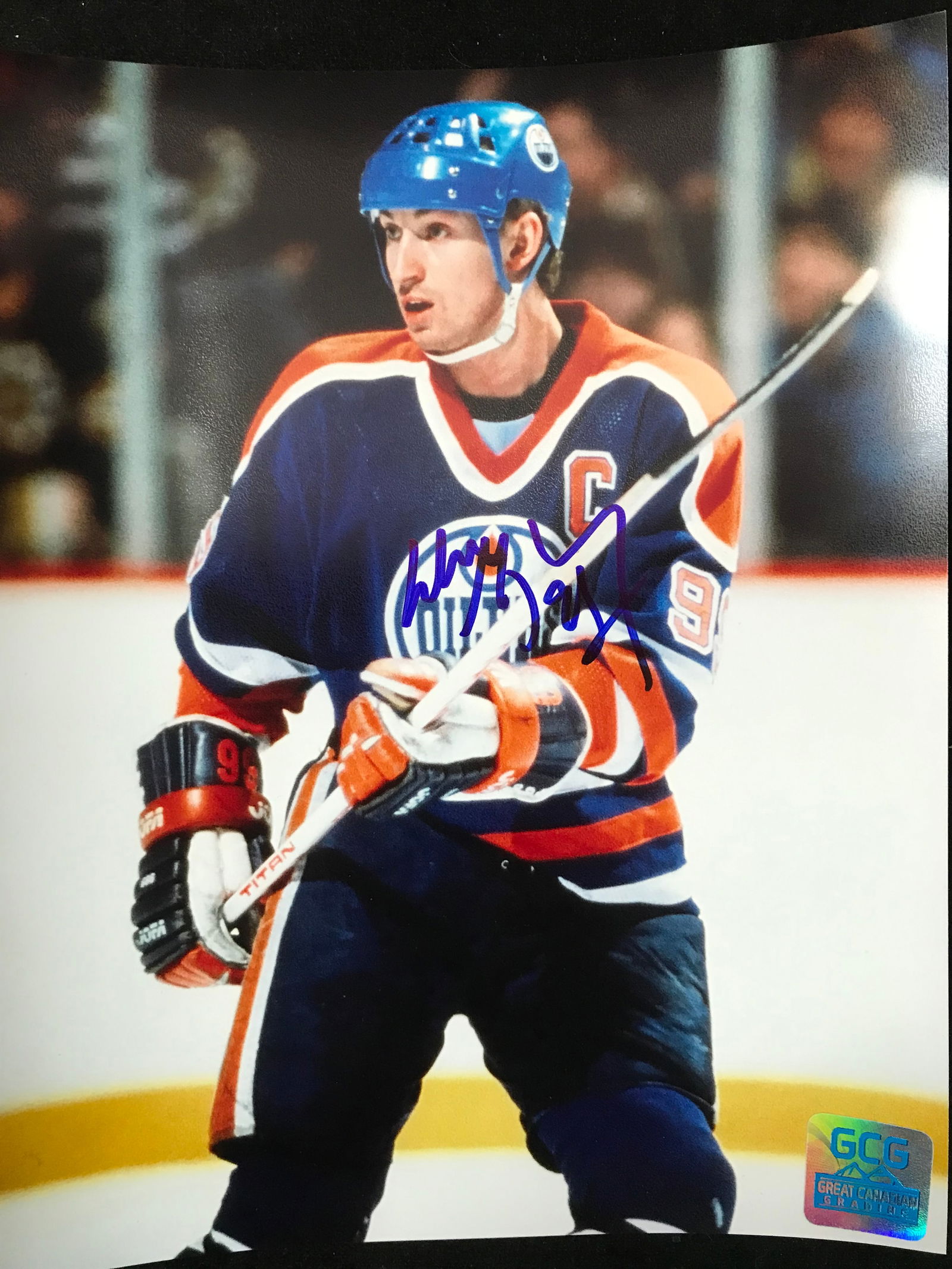 WAYNE GRETZKY SIGNED 8X10 PHOTO GCG COA (1 of 1)