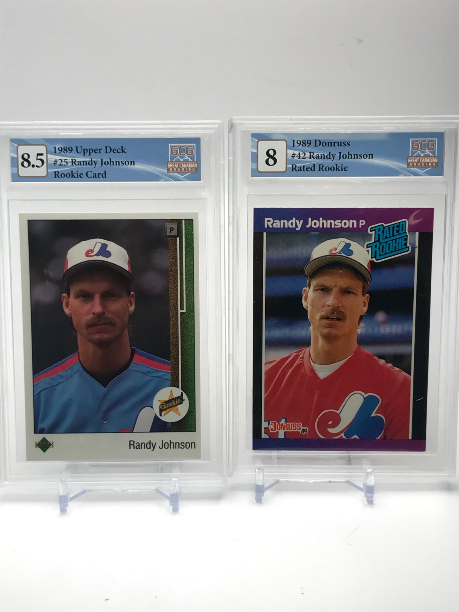 LOT OFGRADED ROOKIE CARDS RANDY JOHNSON (1 of 1)