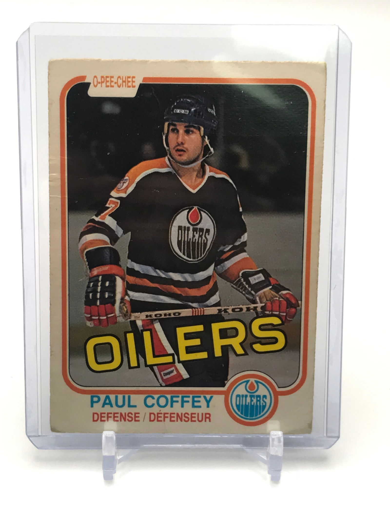 PAUL COFFEY O PEE CHEE ROOKIE CARD (1 of 2)