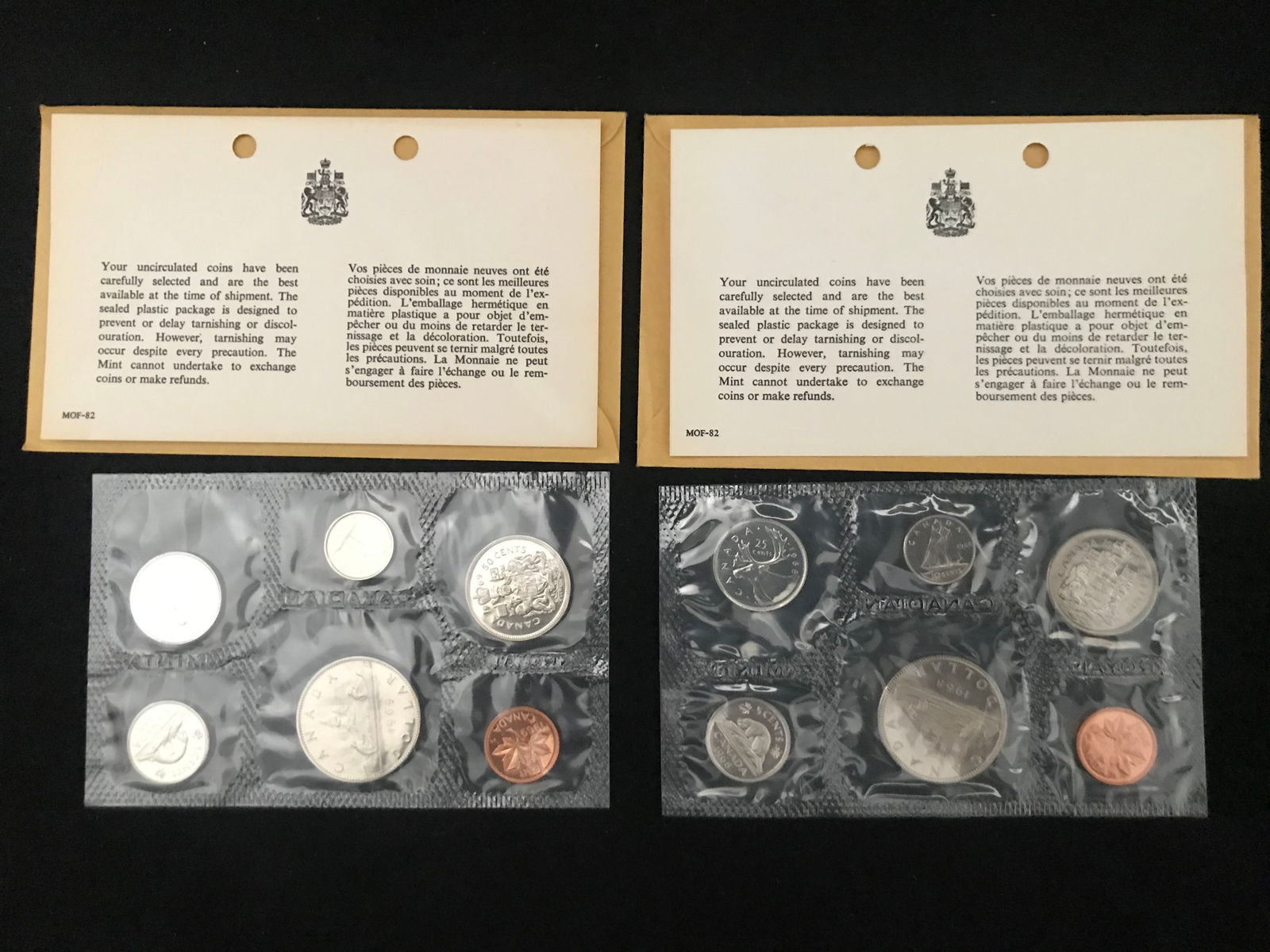 1969 UNCIRCULATED CANADIAN COIN SETS (1 of 1)