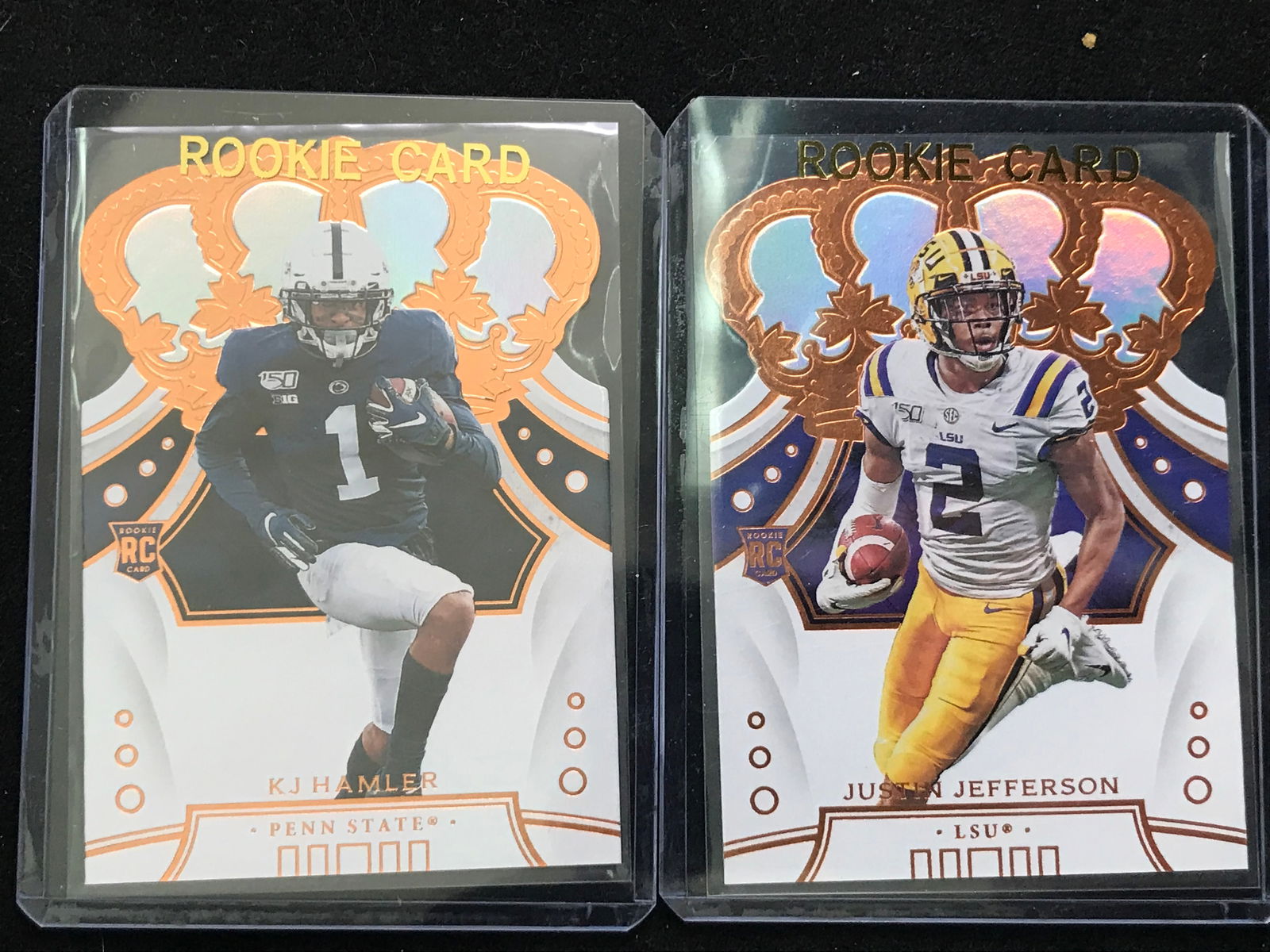 JUSTIN JEFFERSON AND KJ HAMLER ROOKIE CARD LOT (1 of 1)