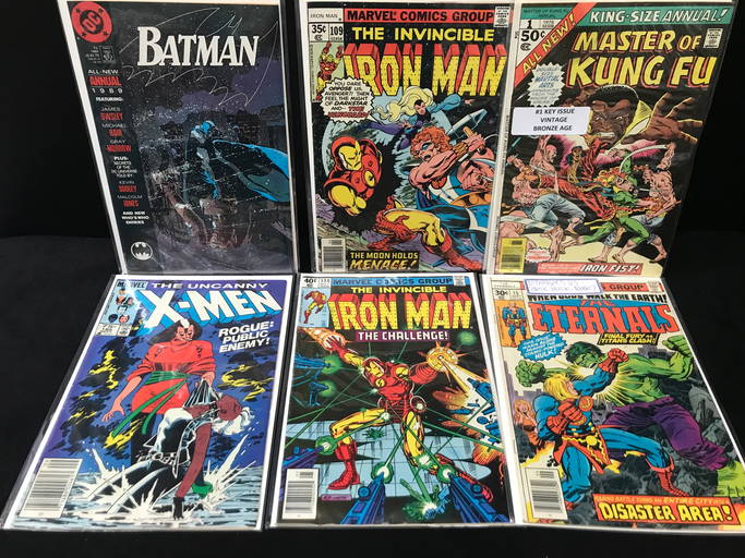 Bronze Age Marvel Comic Book Lot (some Keys)