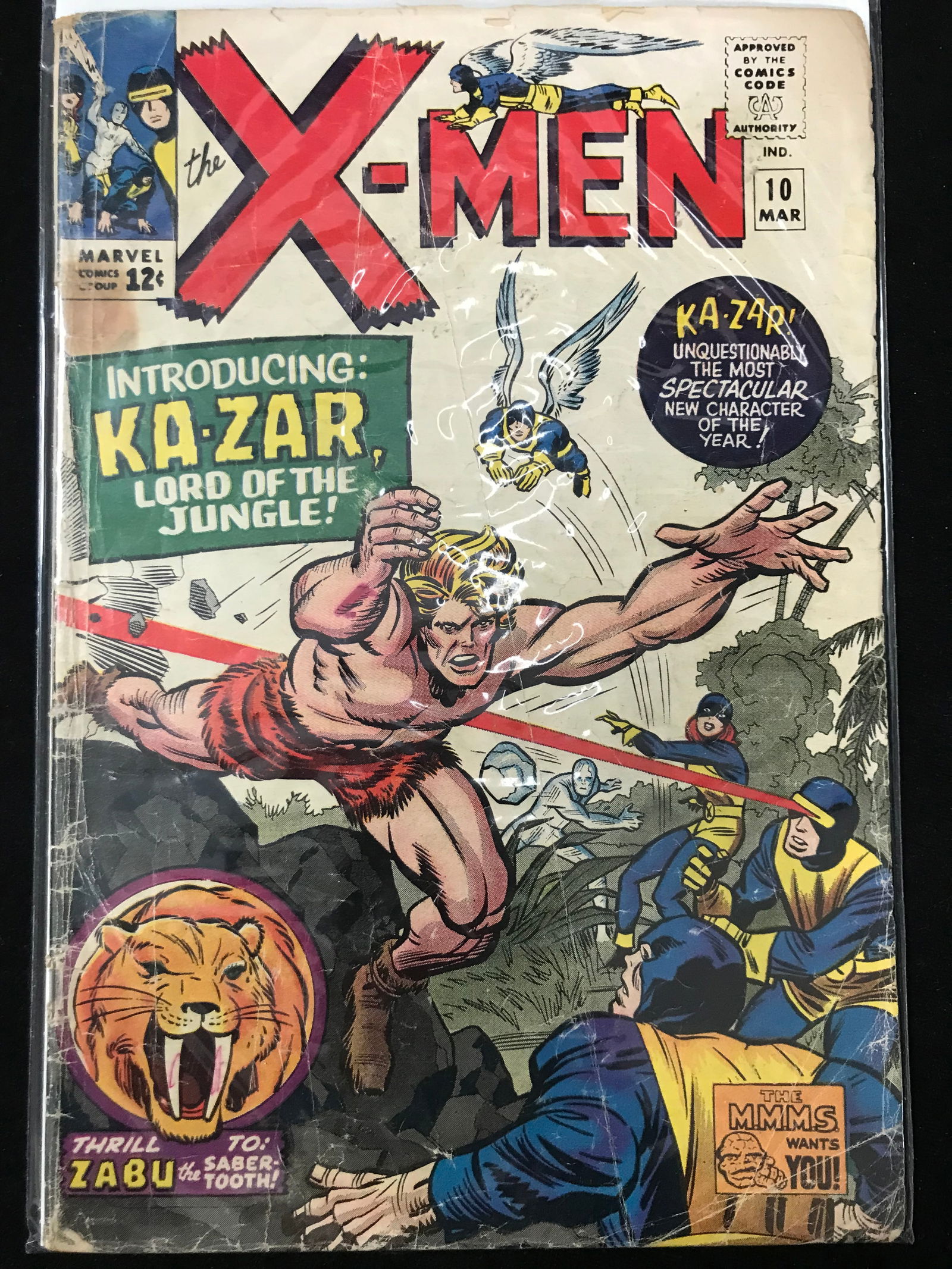 MARVEL COMICS NO.10 THE X-MEN (1 of 1)
