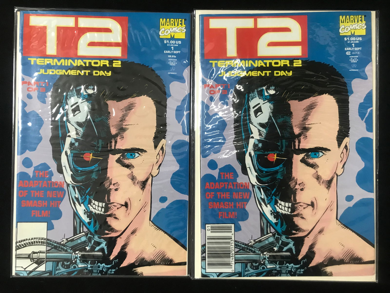 LOT OF T2 TERMINATOR 2 JUDGEMENT DAY COMICS (MARVEL COMICS) (1 of 1)