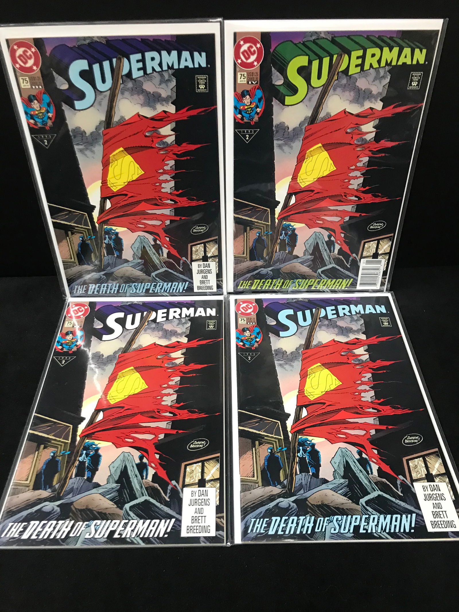 LOT OF SUPERMAN COMICS (DC COMICS): Prices are in Canadian dollars