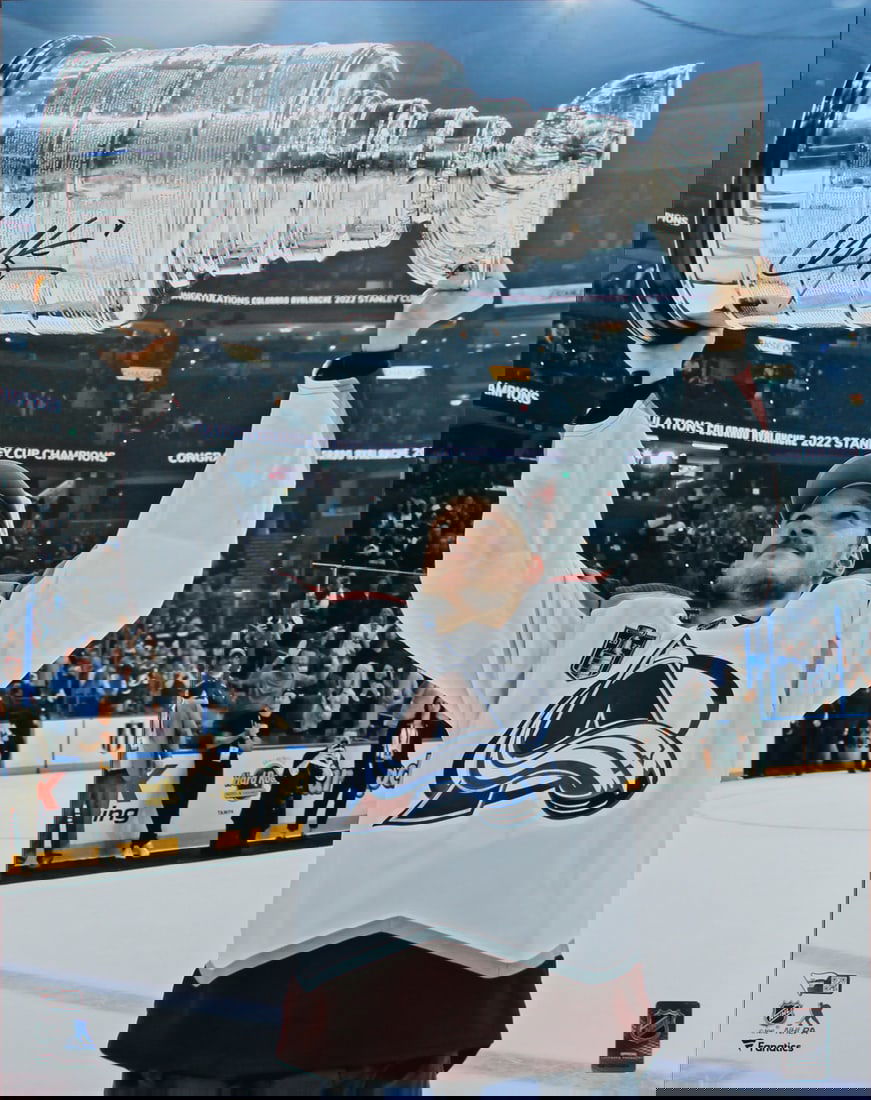 Avalanche Cale Makar Authentic Signed 16x20 Stanley Cup Photo Fanatics: Prices are in Canadian dollars