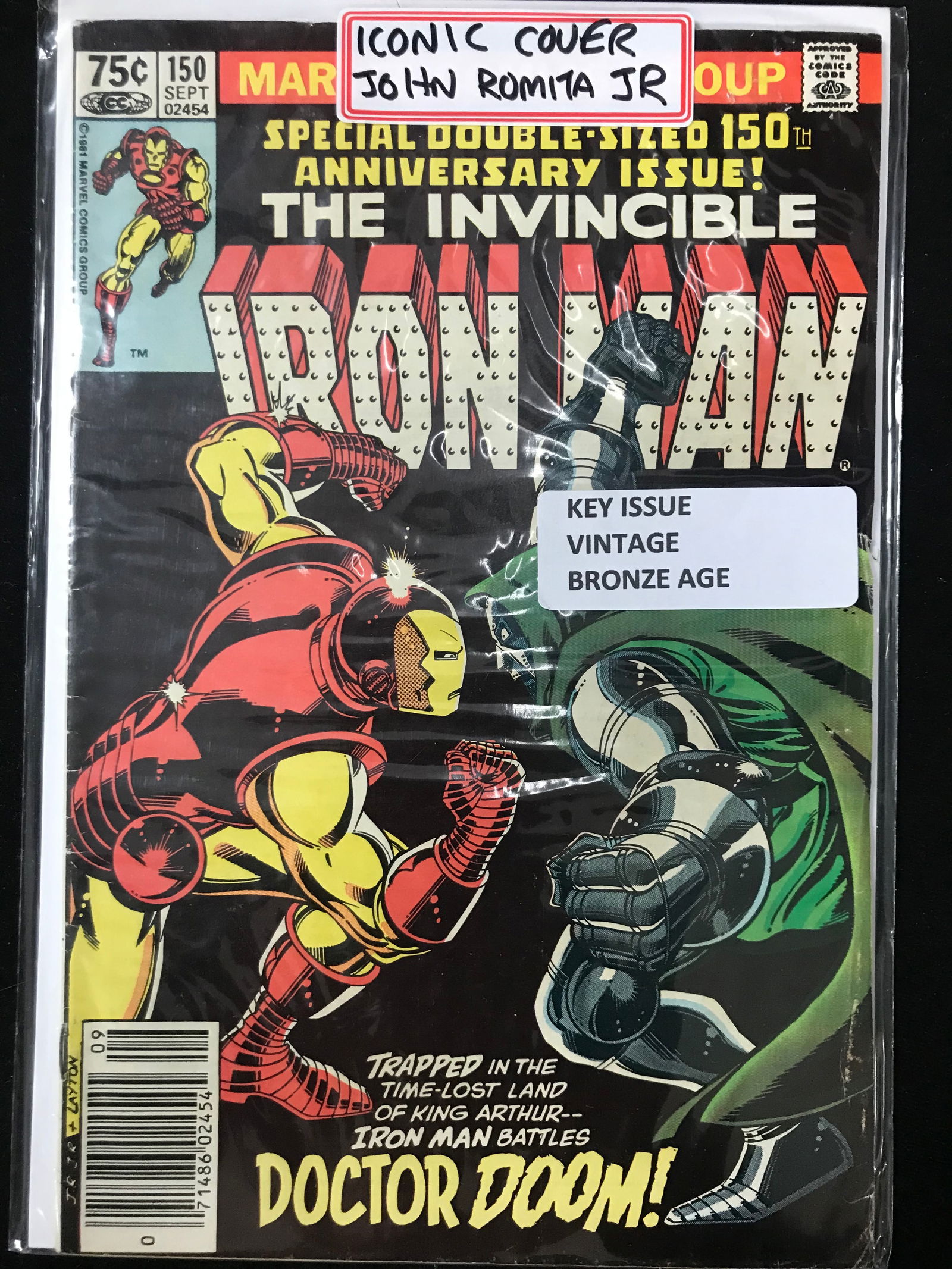 MARVEL COMICS NO.150 THE INVINCIBLE IRON MAN (DOUBLE-SIZED ISSUE VINTAGE BRONZE AGE) (1 of 1)
