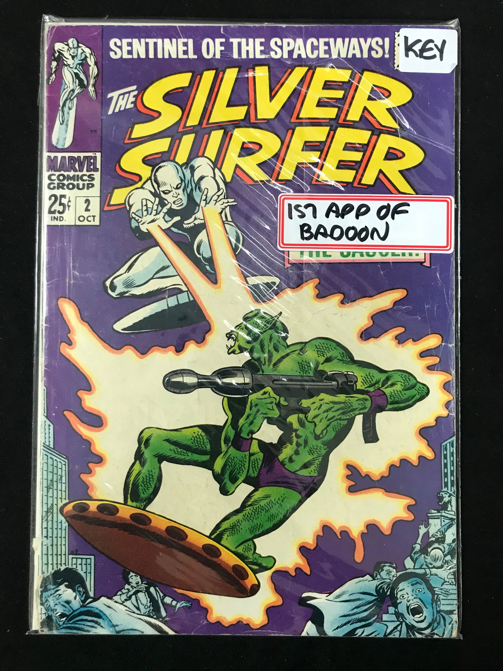 MARVEL COMICS NO.3 THE SILVER SURFER (1ST APP OF BABOON) (1 of 1)