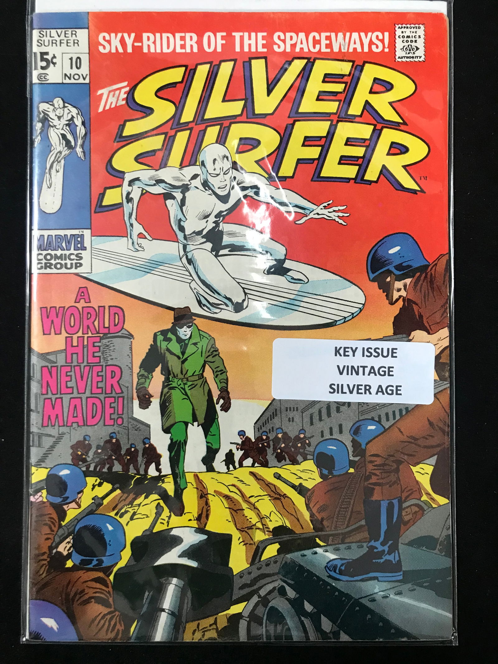 MARVEL COMICS NO.10 THE SILVER SURFER (VINTAGE SILVER AGE) (1 of 1)