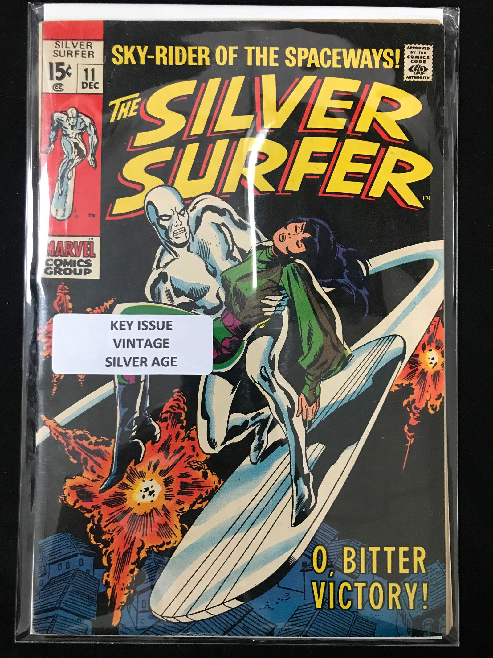MARVEL COMICS NO.11 THE SILVER SURFER (VINTAGE SILVER AGE) (1 of 1)