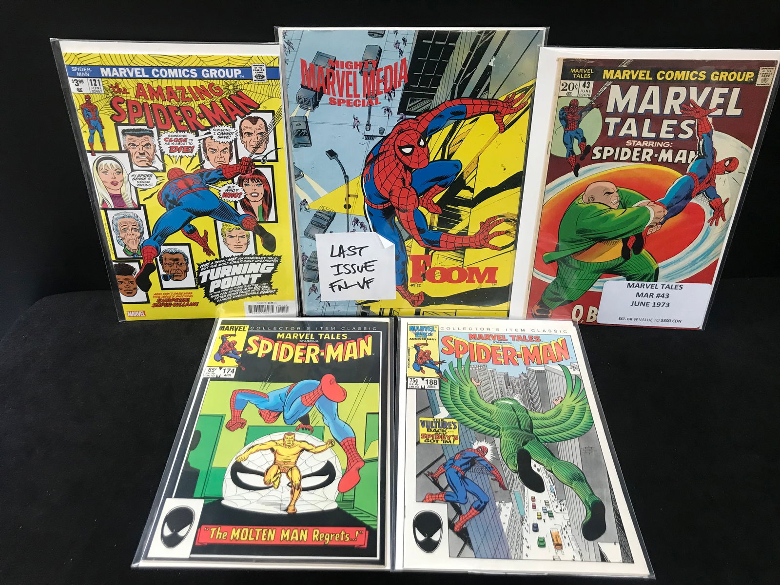 MARVEL COMICS SPIDER-MAN COMIC BOOK LOT (1 of 1)