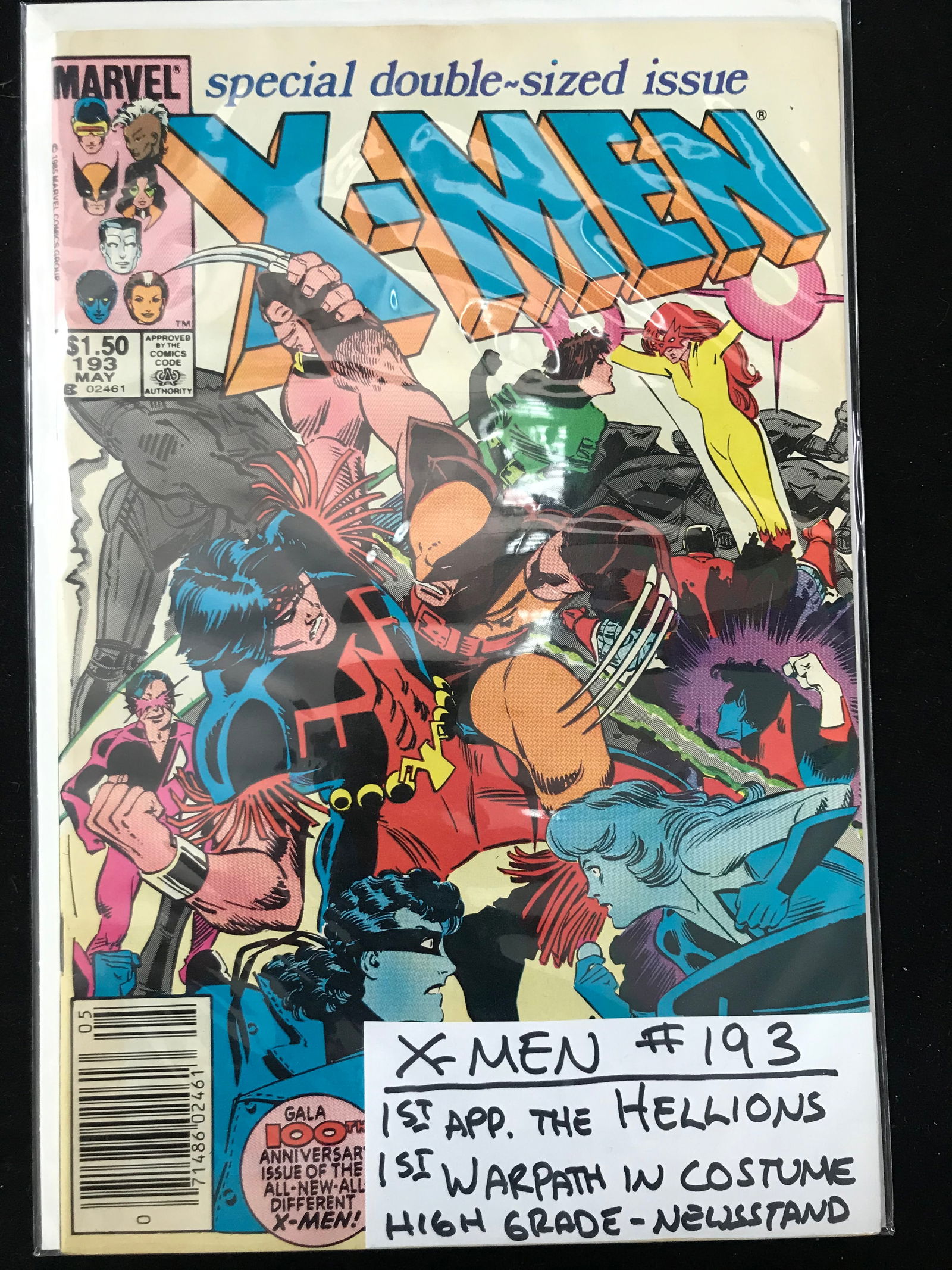 MARVEL COMICS NO.193 X-MEN (1ST APP THE HELLIONS) (1 of 1)