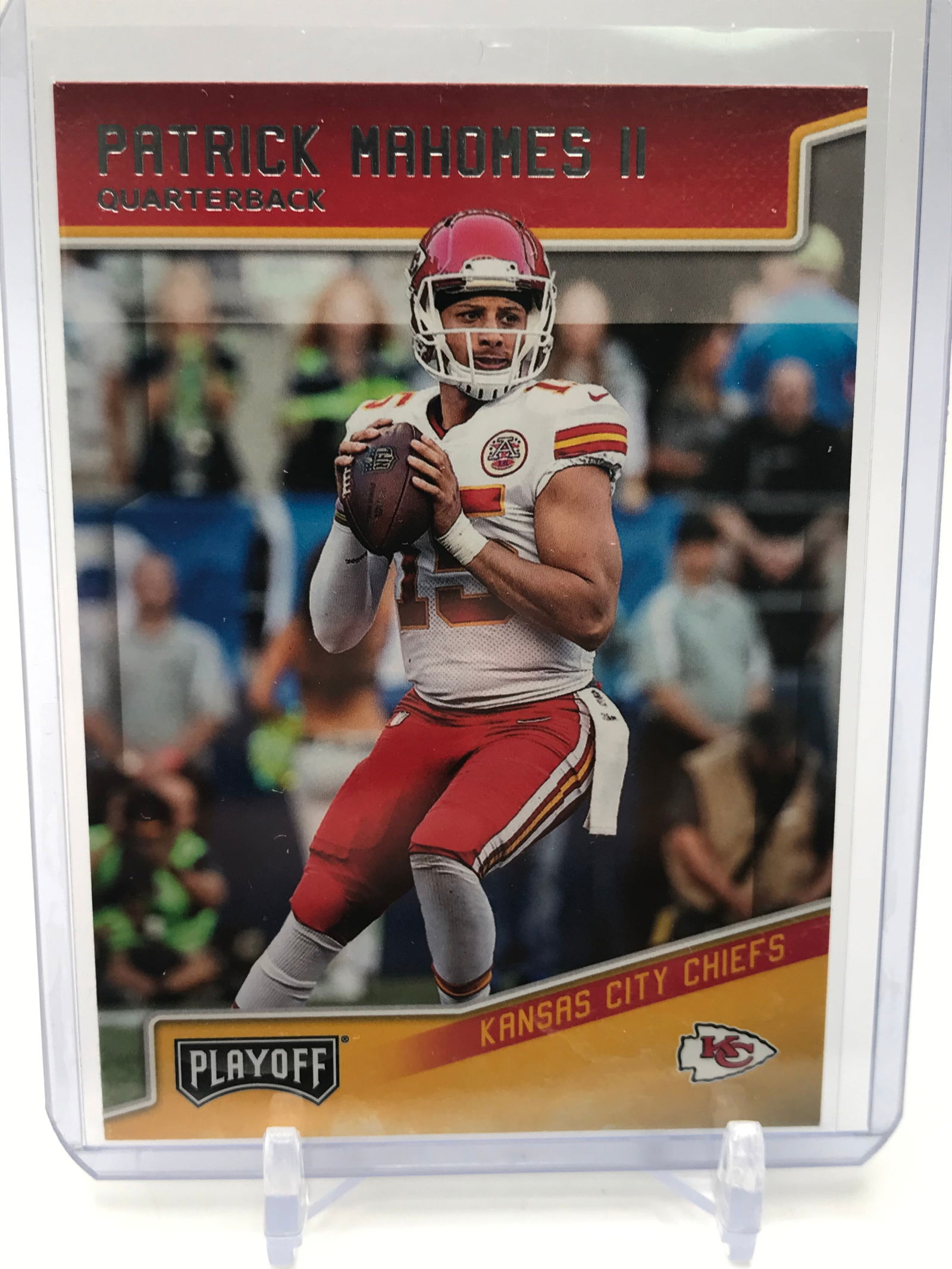 2018 PANINI PLAYOFF PATRICK MAHOMES II ROOKIE CARD (1 of 2)