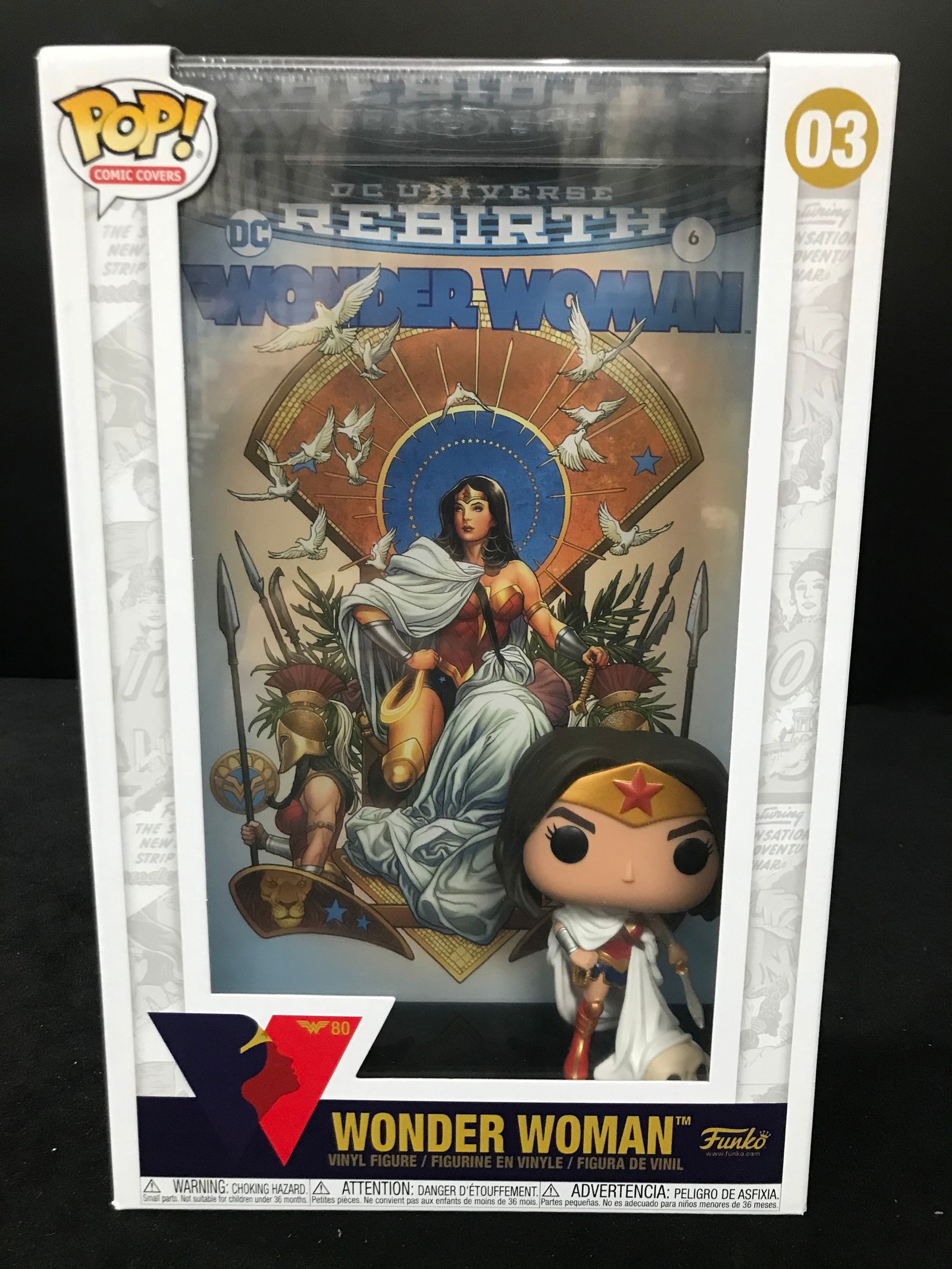 Funko Pop! Wonder Woman NO.03 Comic Book Cover Vinyl Figure (1 of 1)