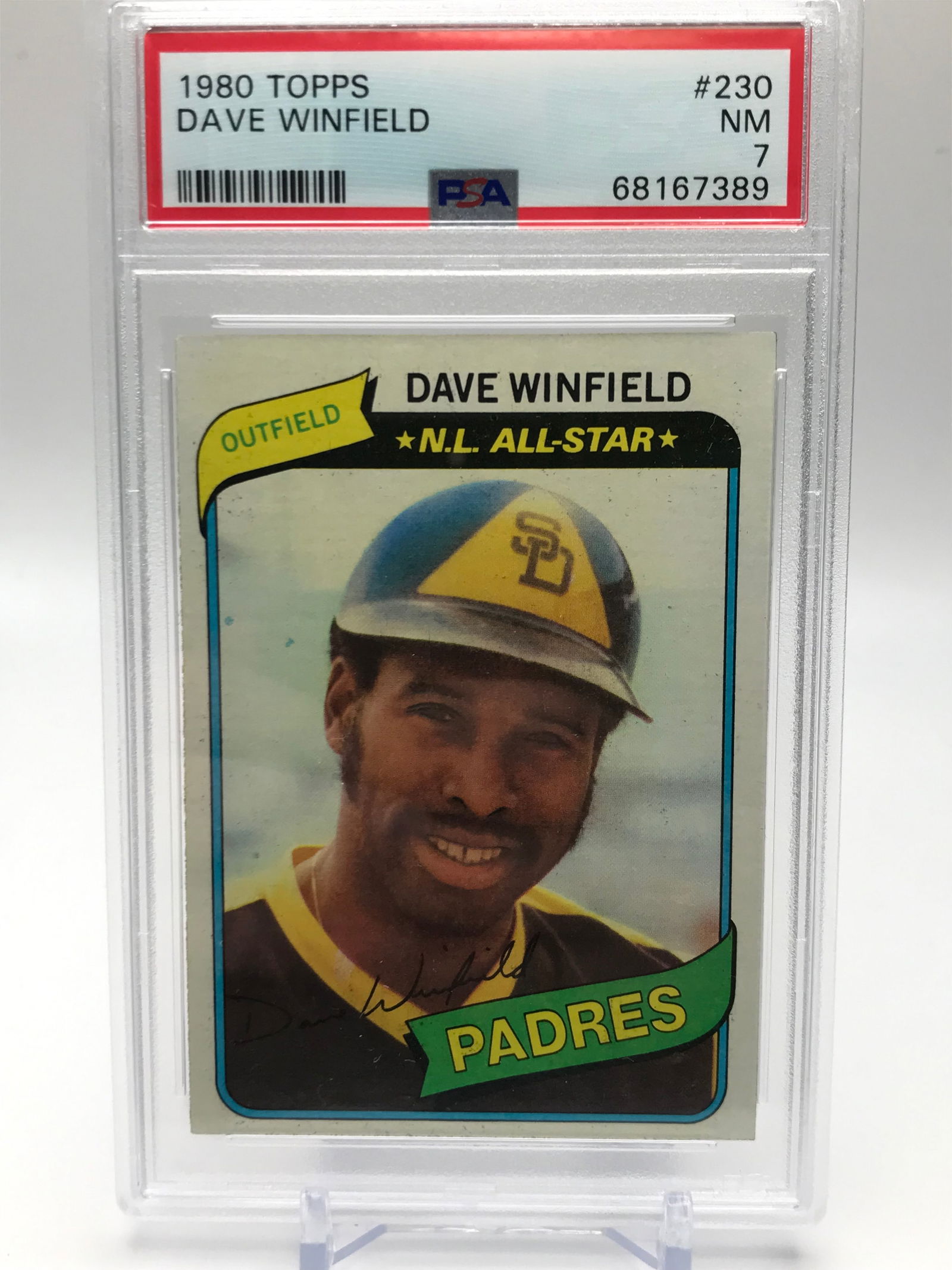 1980 TOPPS NO.230 DAVE WINFIELD PSA GRADED 7 (1 of 1)