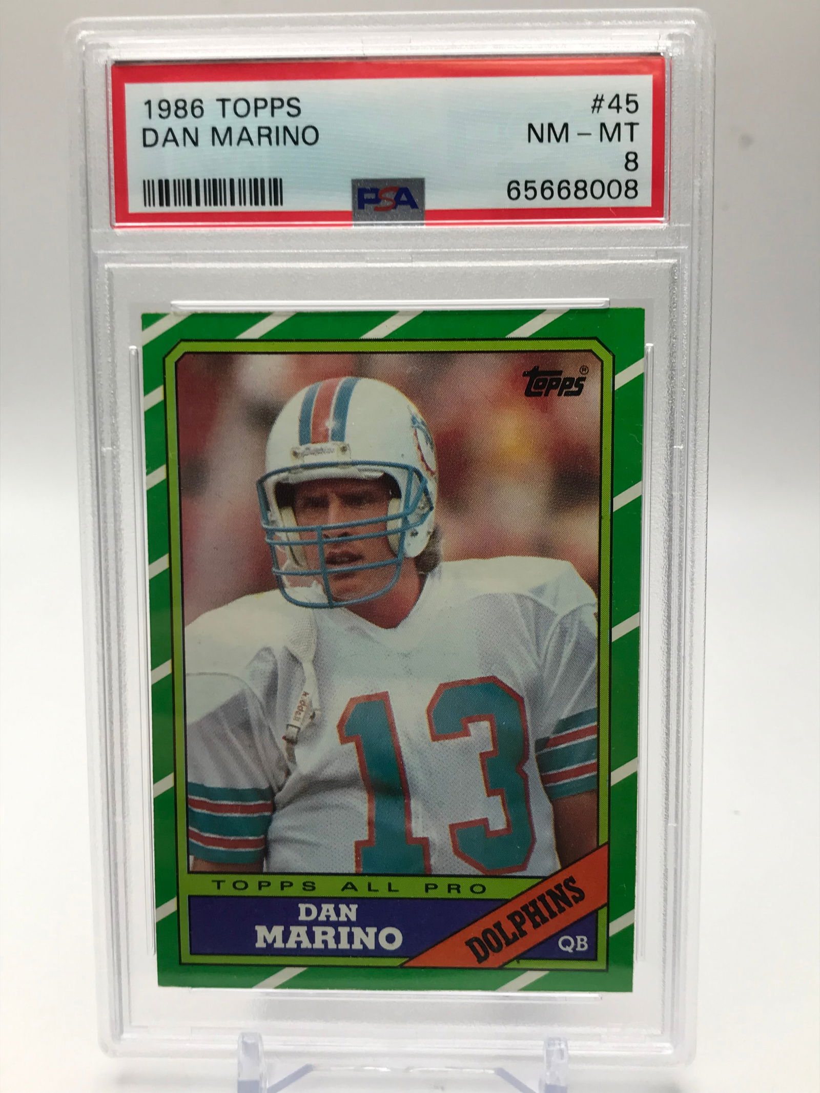1986 TOPPS DAN MARINO (PSA 8) (1 of 1)