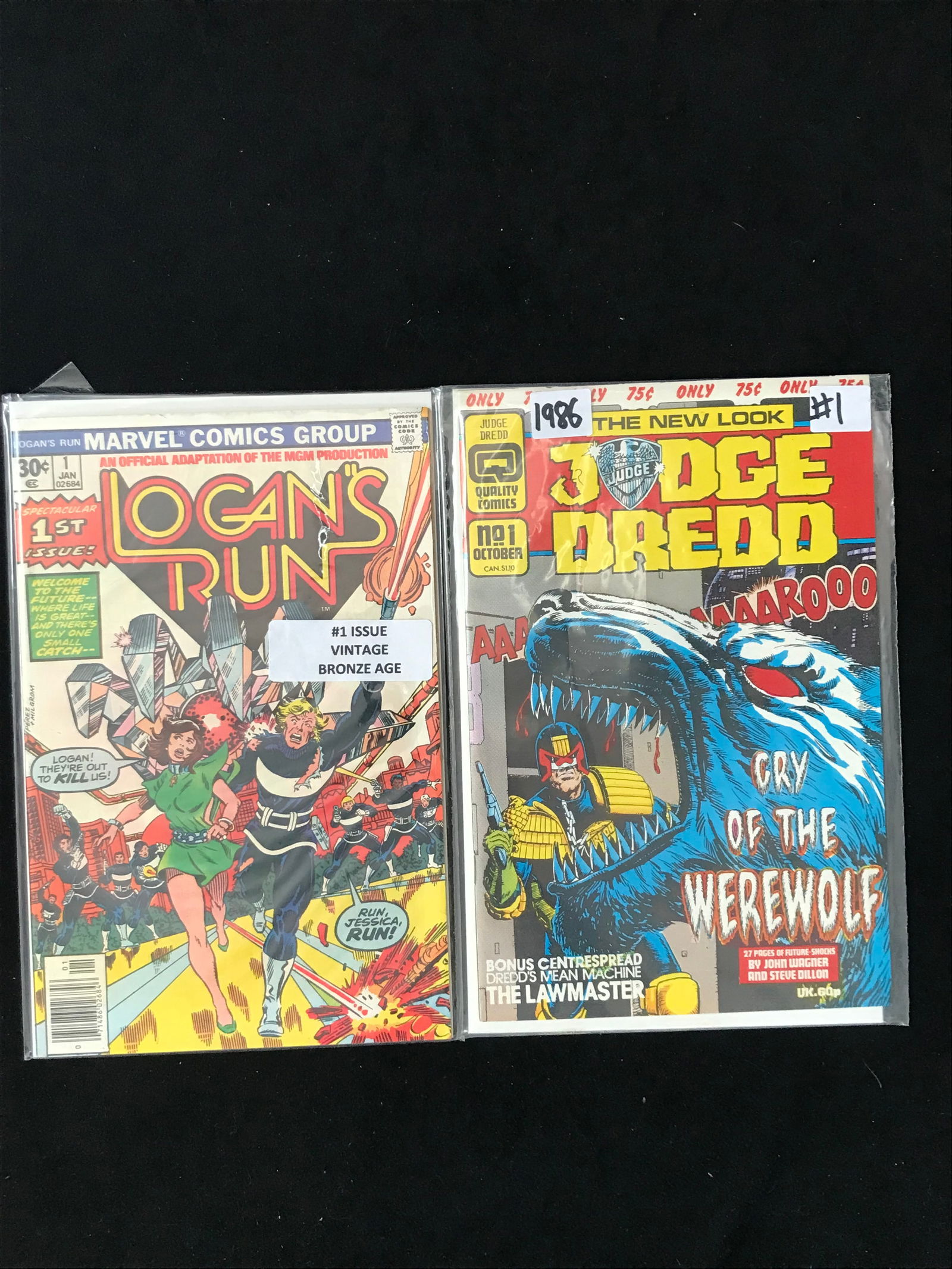 MARVEL COMICS BRONZE AGE COMIC BOOK LOT LOGANS RUN/JUDGE DREDD (1 of 1)