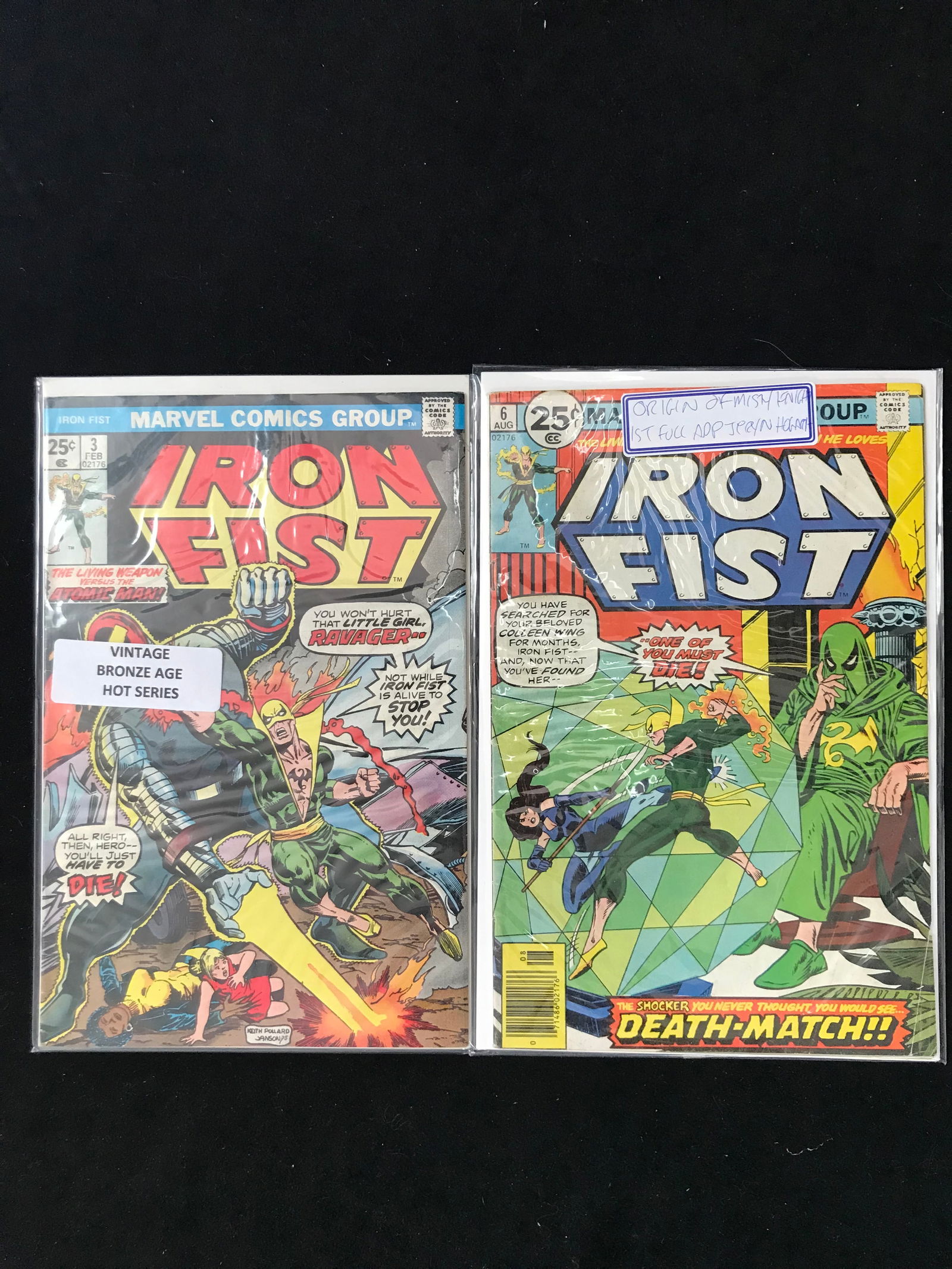 MARVEL COMICS IRON FIST COMIC BOOK LOT (1 of 1)