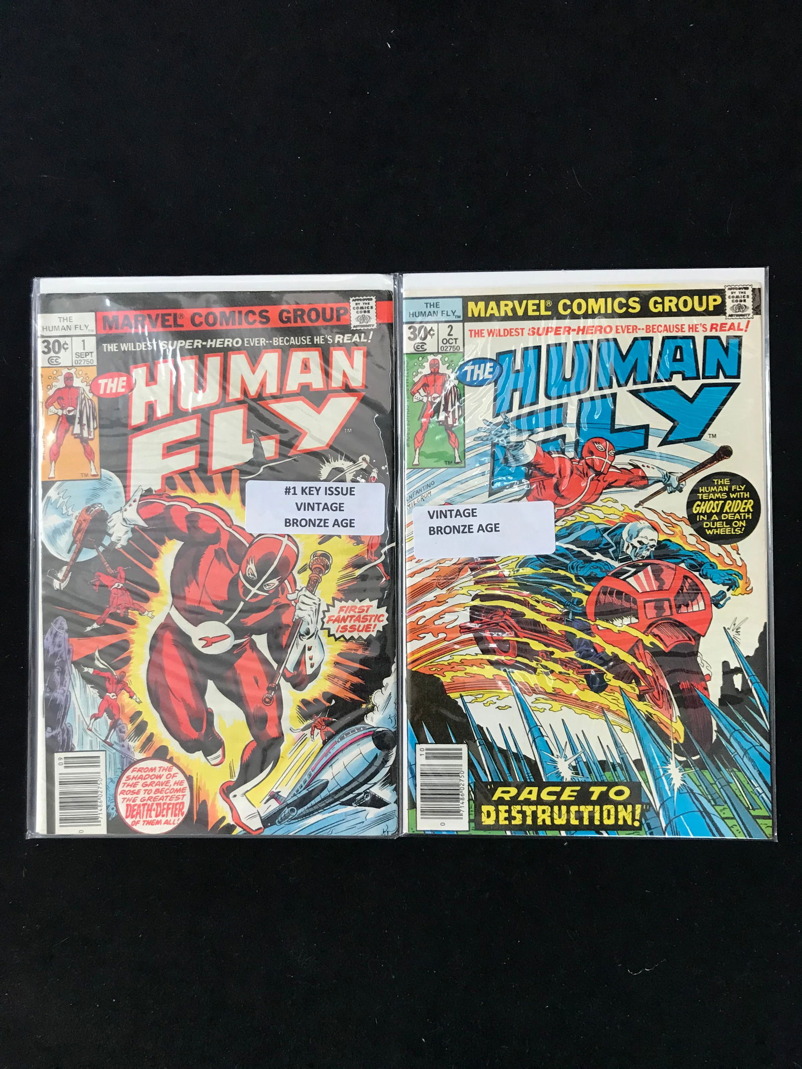 MARVEL COMICS THE HUMAN FLY COMIC BOOK LOT (1 of 1)