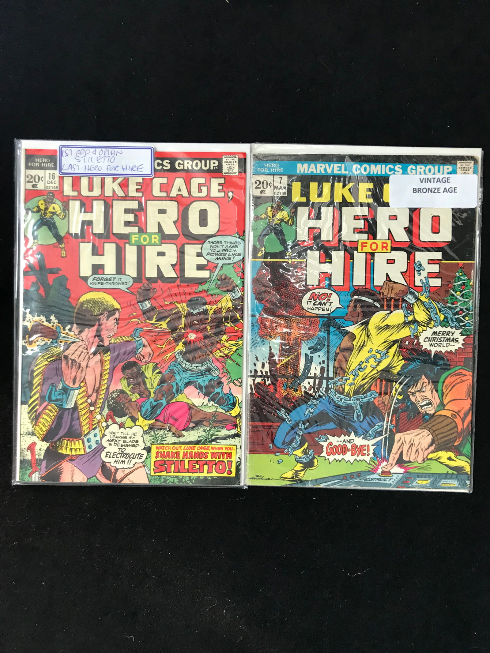 MARVEL COMICS LUKE CAGE BRONZE AGE COMIC BOOK LOT (1 of 1)