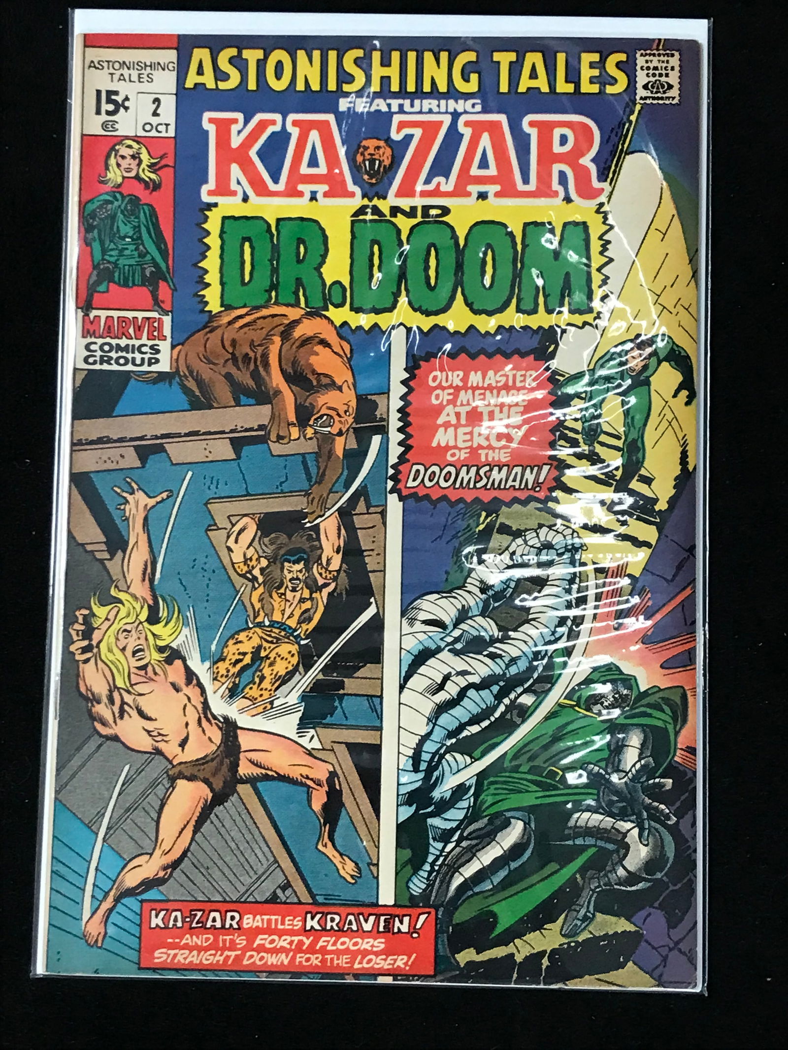 MARVEL COMICS ASTONISHING TALES KAZAR AND DR. DOOM NO.2 (1 of 1)
