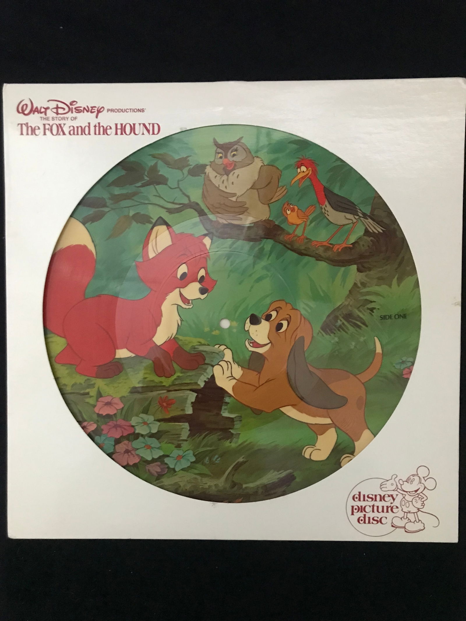 SEALED WALT DISNEY THE FOX AND THE HOUND PICTURE DISC GOOD CONDITION (1 of 1)