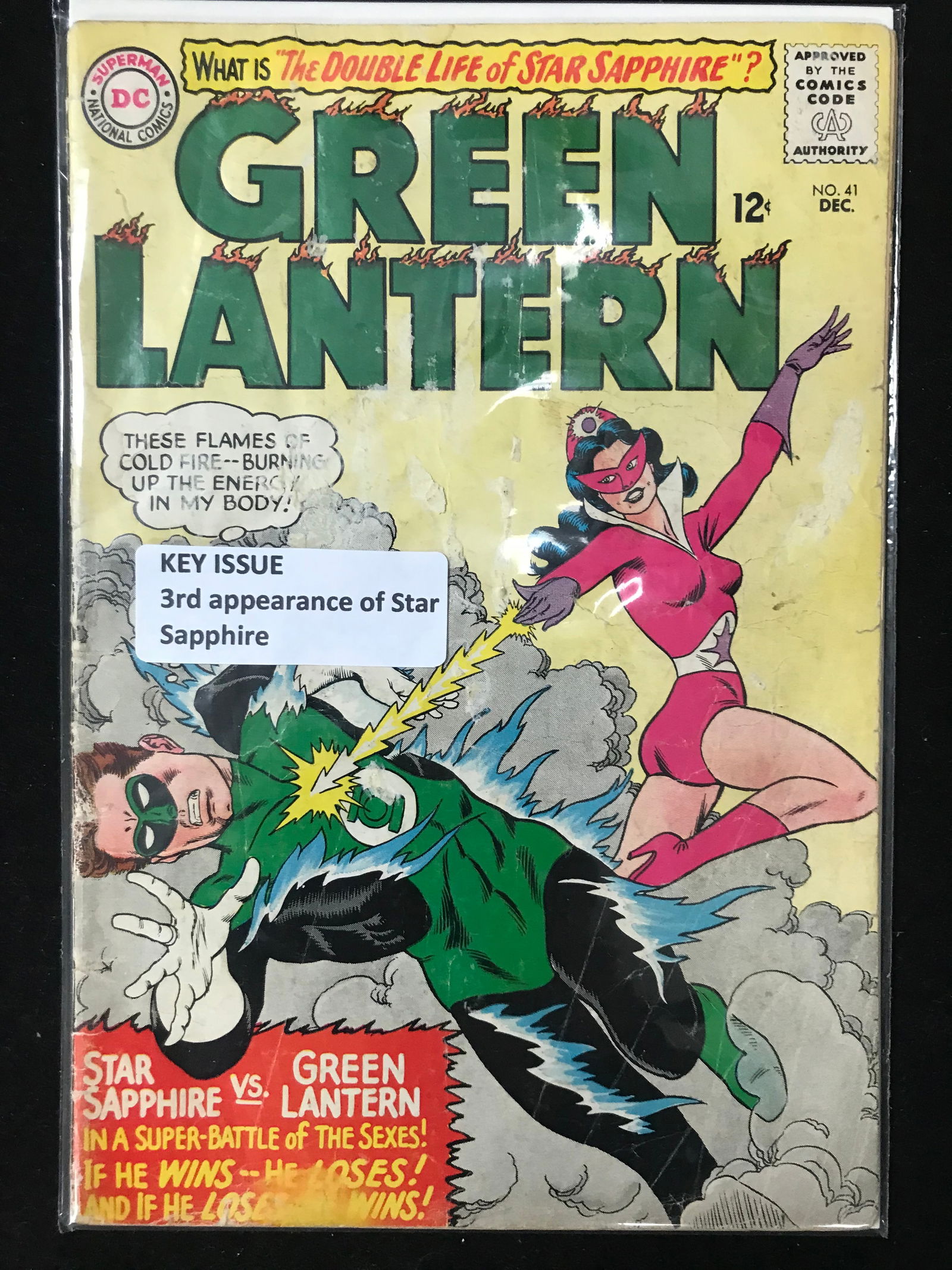DC COMICS NO.41 GREEN LANTERN (3RD APP STAR SAPPHIRE) (1 of 1)
