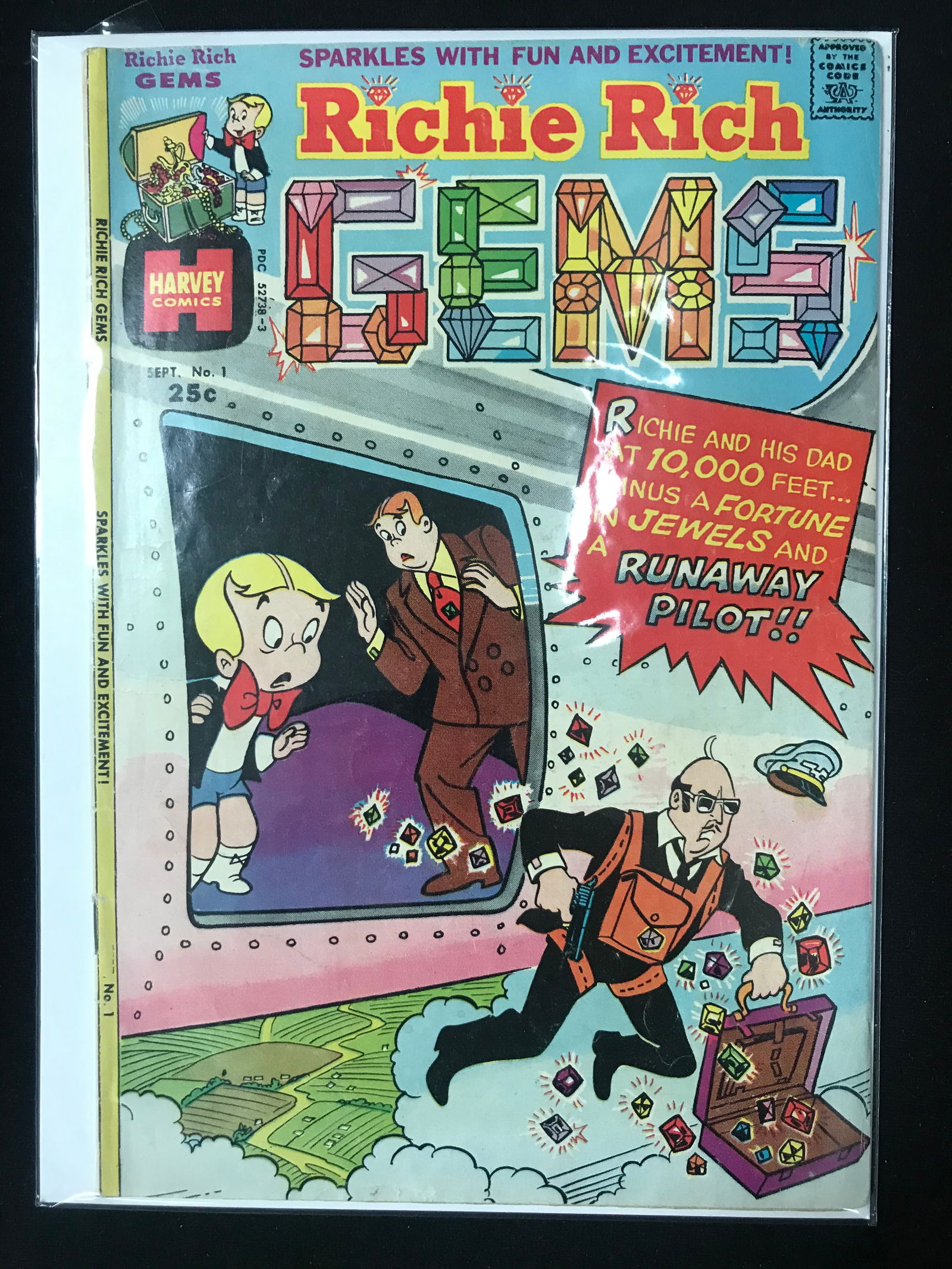 HARVEY COMICS RITCHIE RICH NO.1 COMIC BOOK (1 of 1)
