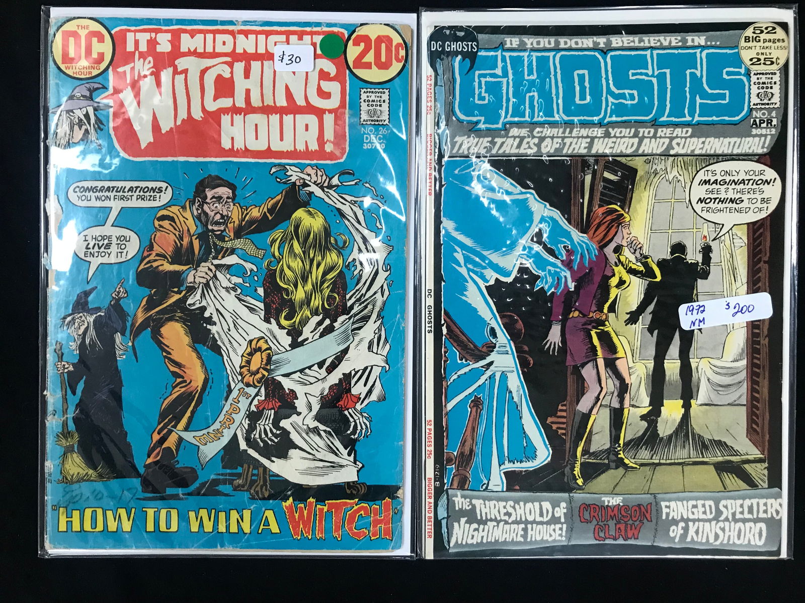 DC COMICS WITCHING HOUR AND GHOSTS COMIC BOOK LOT (1 of 1)