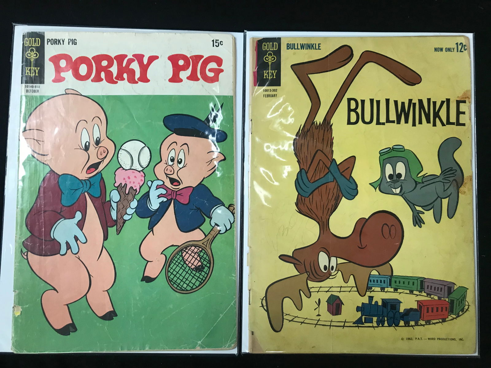 GOLD KEY SILVER AGE COMIC BOOK LOT (PORKY PIG/ BULLWINKLE) (1 of 1)