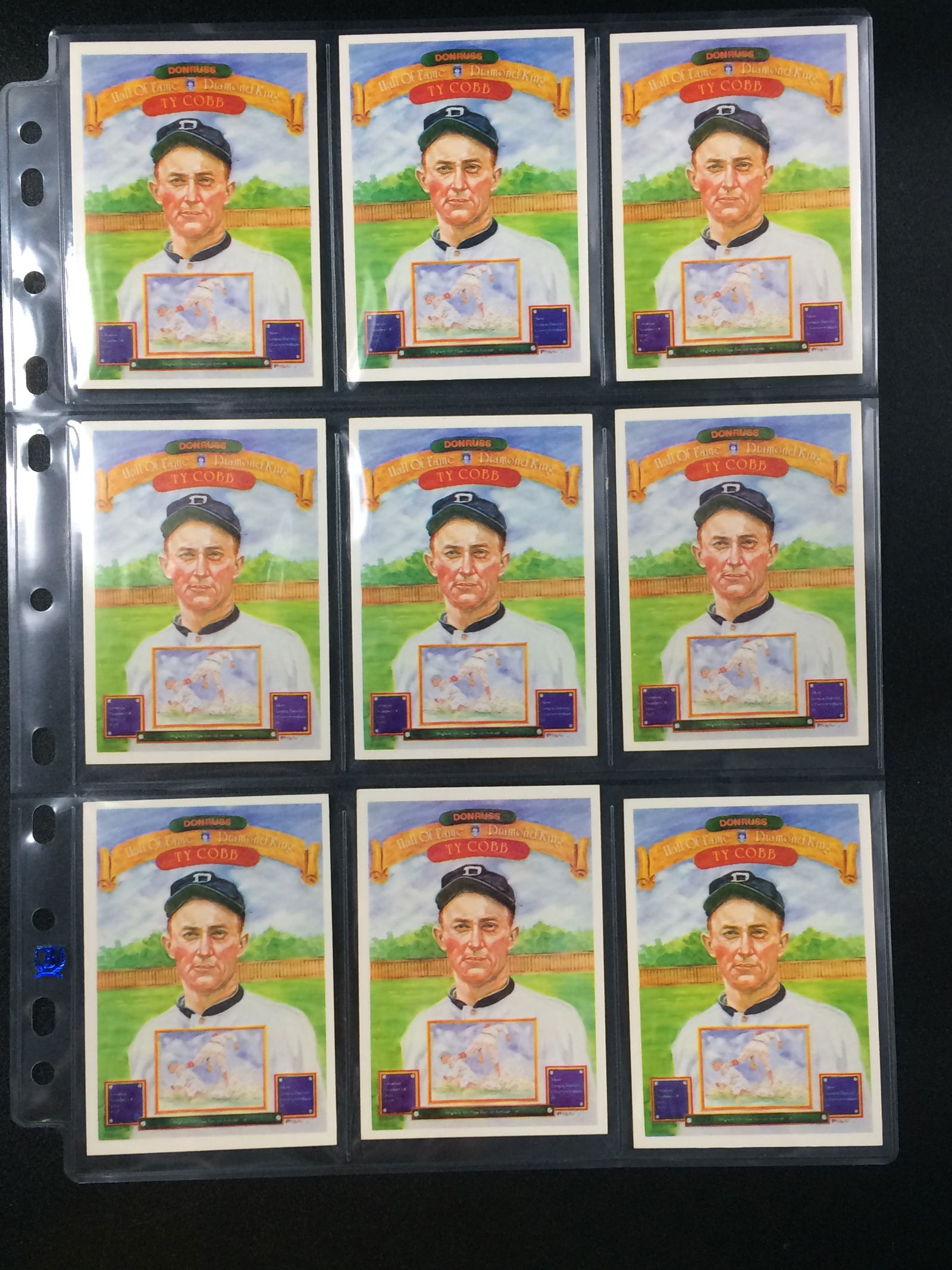 LOT OF TY COBB CARDS (1 of 2)