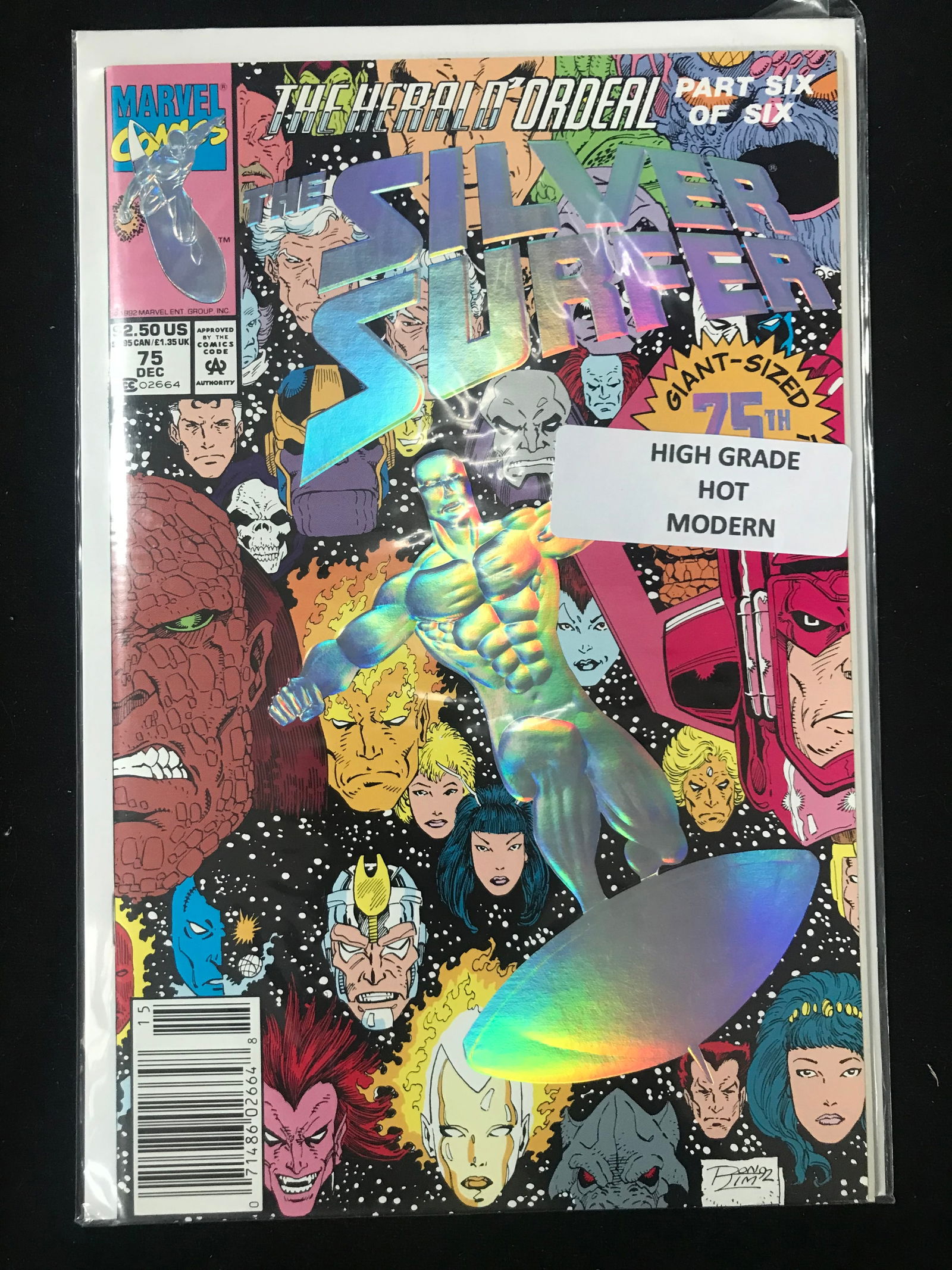 MARVEL COMICS NO.75 THE SILVER SURFER (HOT MODERN) (1 of 1)
